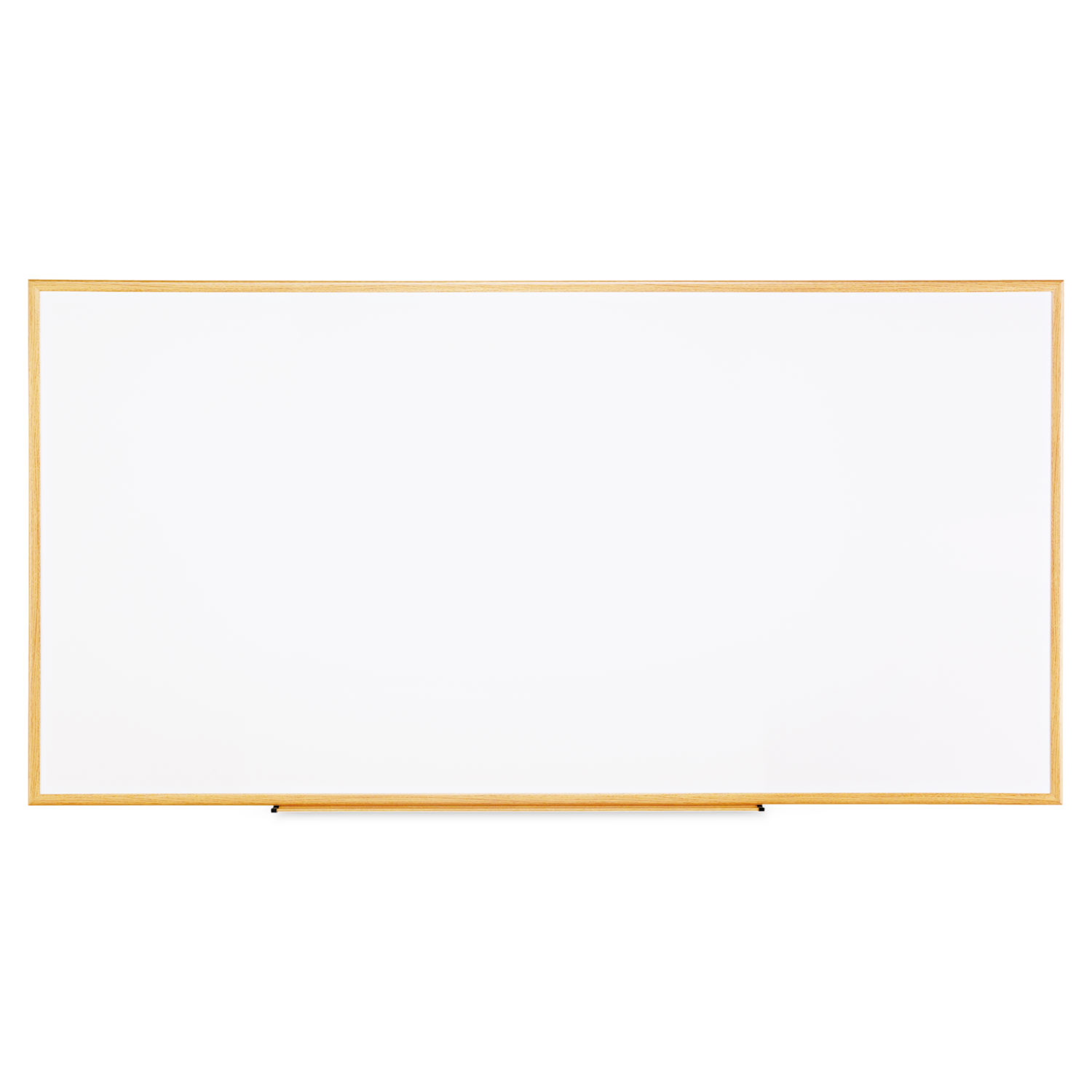  Universal UNV43620 Dry-Erase Board, Melamine, 96 x 48, White, Oak-Finished Frame (UNV43620) 