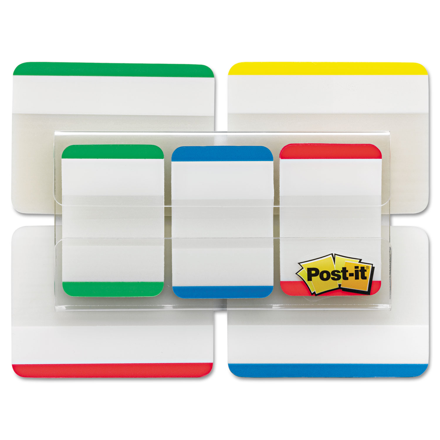 Tabs Value Pack, 1 and 2, Assorted Primary Colors, 114/PK