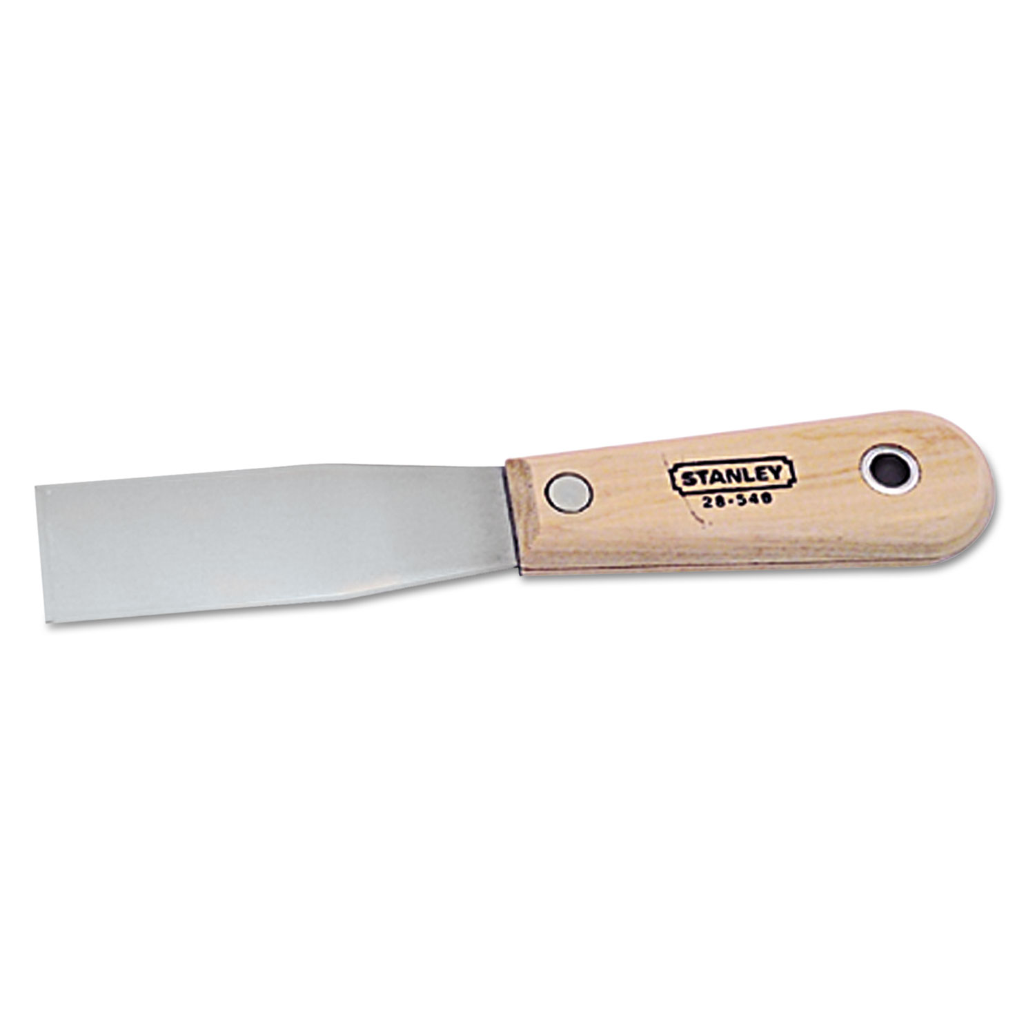 Wood Handle Putty Knife, 1-1/4, Flex