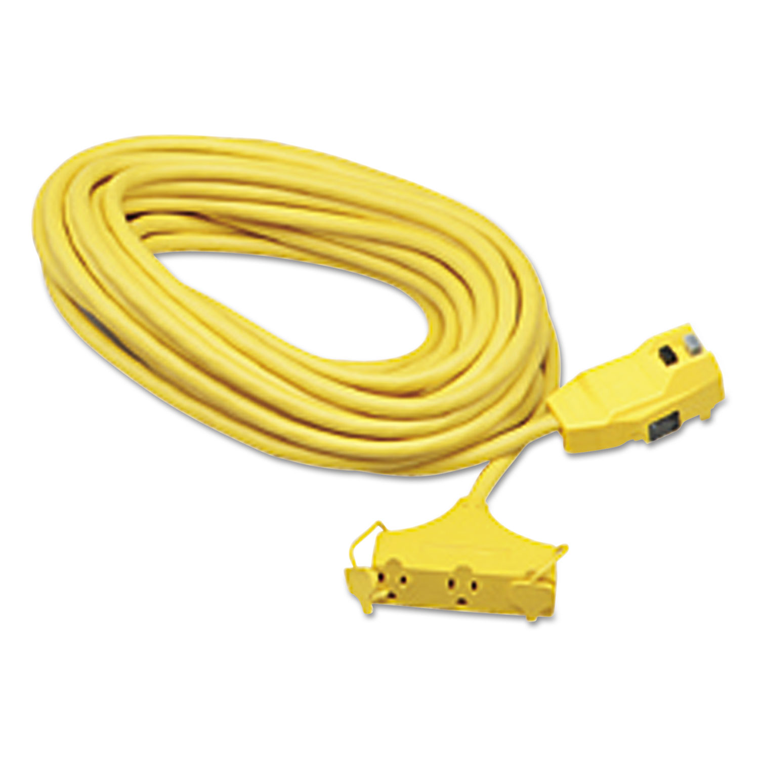 Ground Fault Circuit Interrupter Cord Set, 25 Feet, Yellow