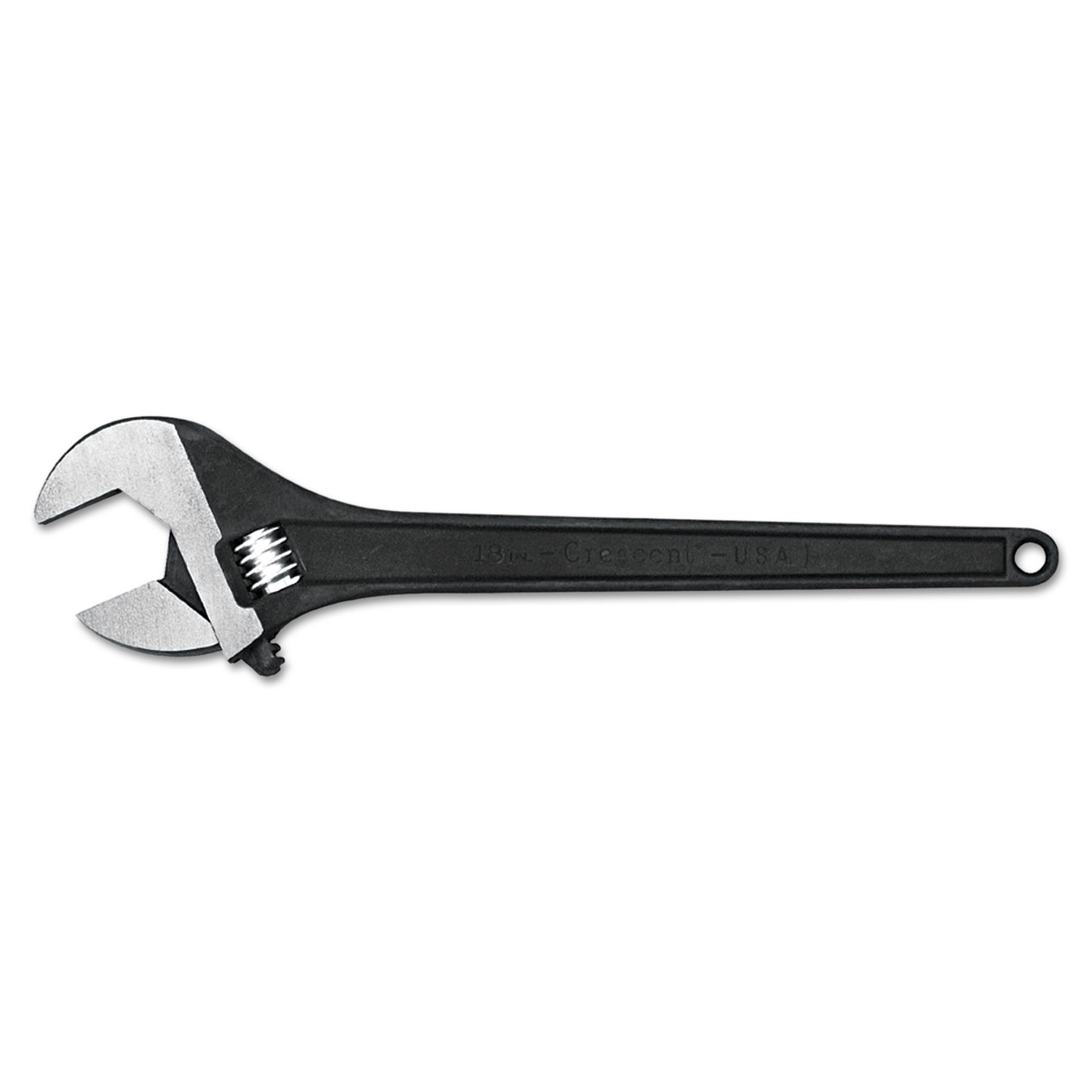 Crescent Adjustable Wrench, 15 Long, 1 1/2Opening, Black Phosphate Finish