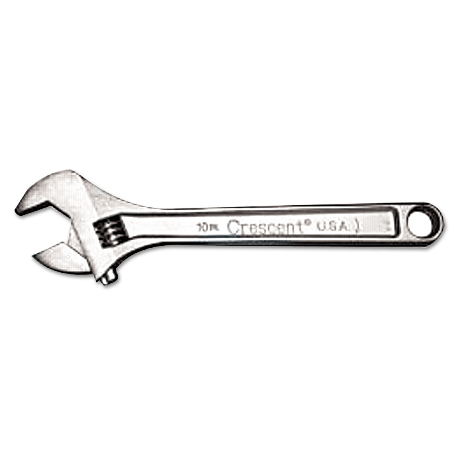 Crescent Adjustable Wrench, 10 Long, 1 5/16 Opening, Chrome
