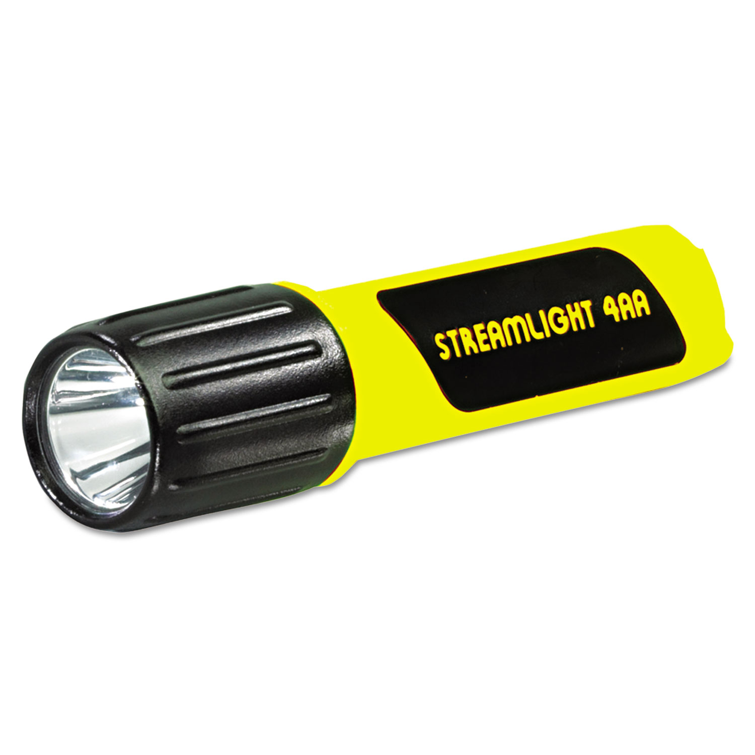  Streamlight 68602 ProPolymer Lux LED Flashlight, 4 AA Batteries (Included), Yellow (LGT68602) 
