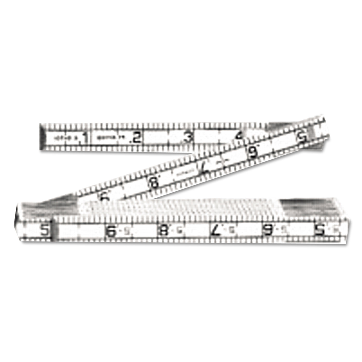 Red End Engineers Ruler, 6ft, Folding, Wood