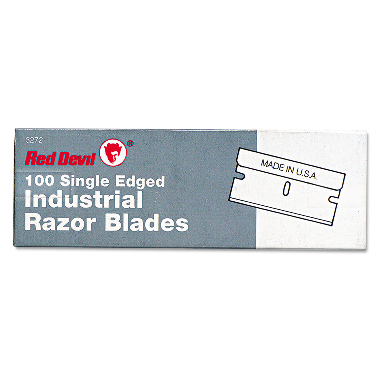  Red Devil 3272 Single Edge Scraper Razor Blades, 100 Box (RDL3272) 