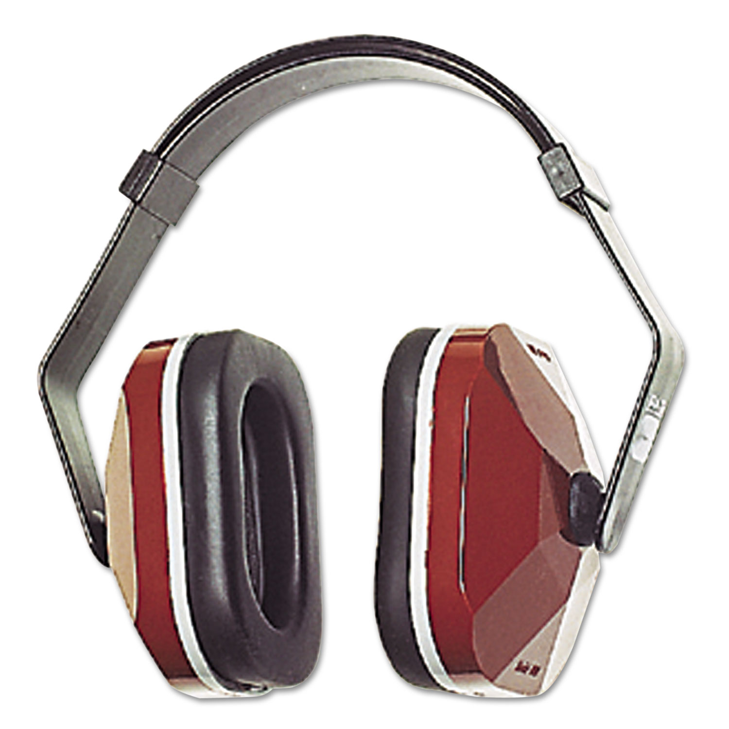 EAR Model 1000 Earmuffs, 20NRR, Maroon/Black