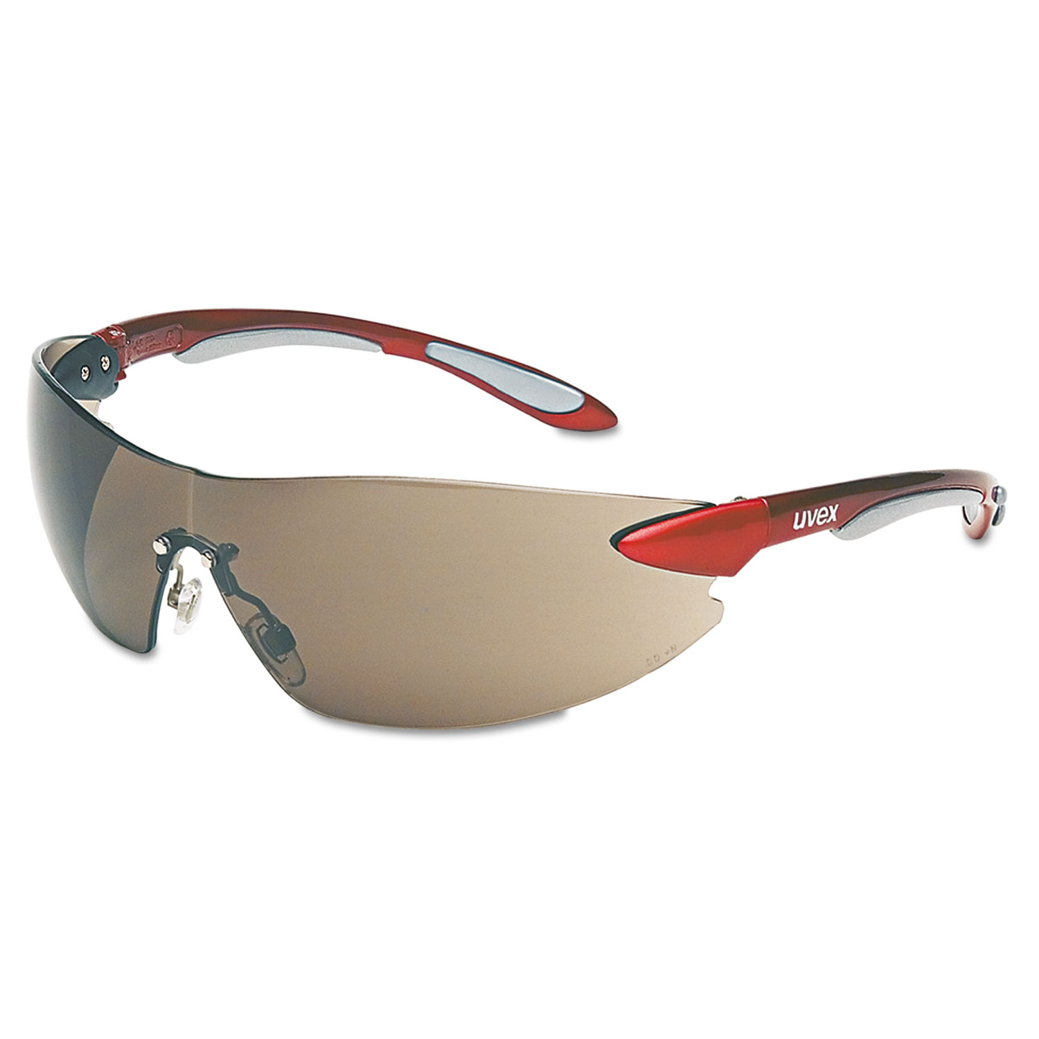 Ignite Eyewear, Red/Silver Frame, Gray Lens