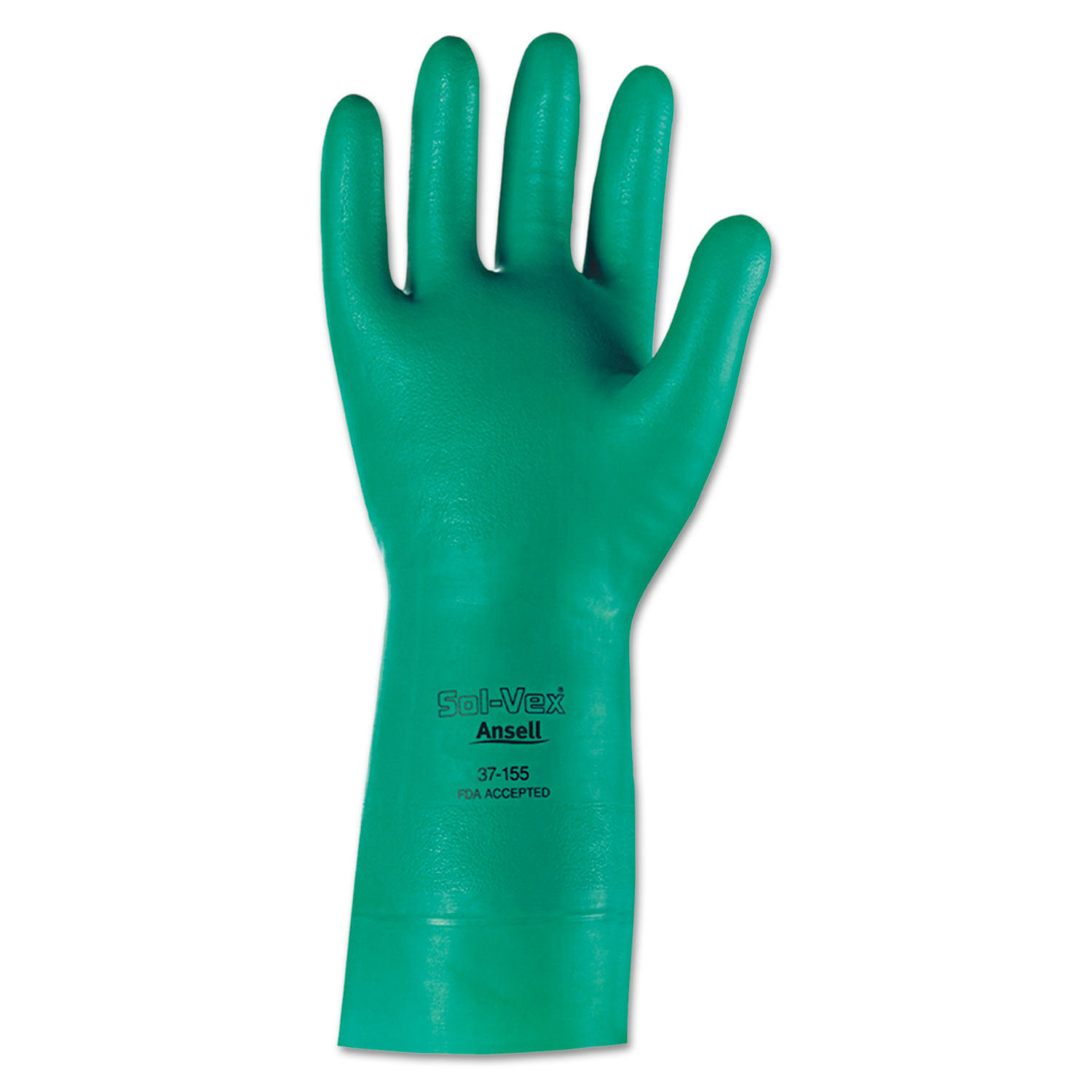  AnsellPro 102935 Sol-Vex Nitrile Gloves, Size 10 (ANS3715510CT) 