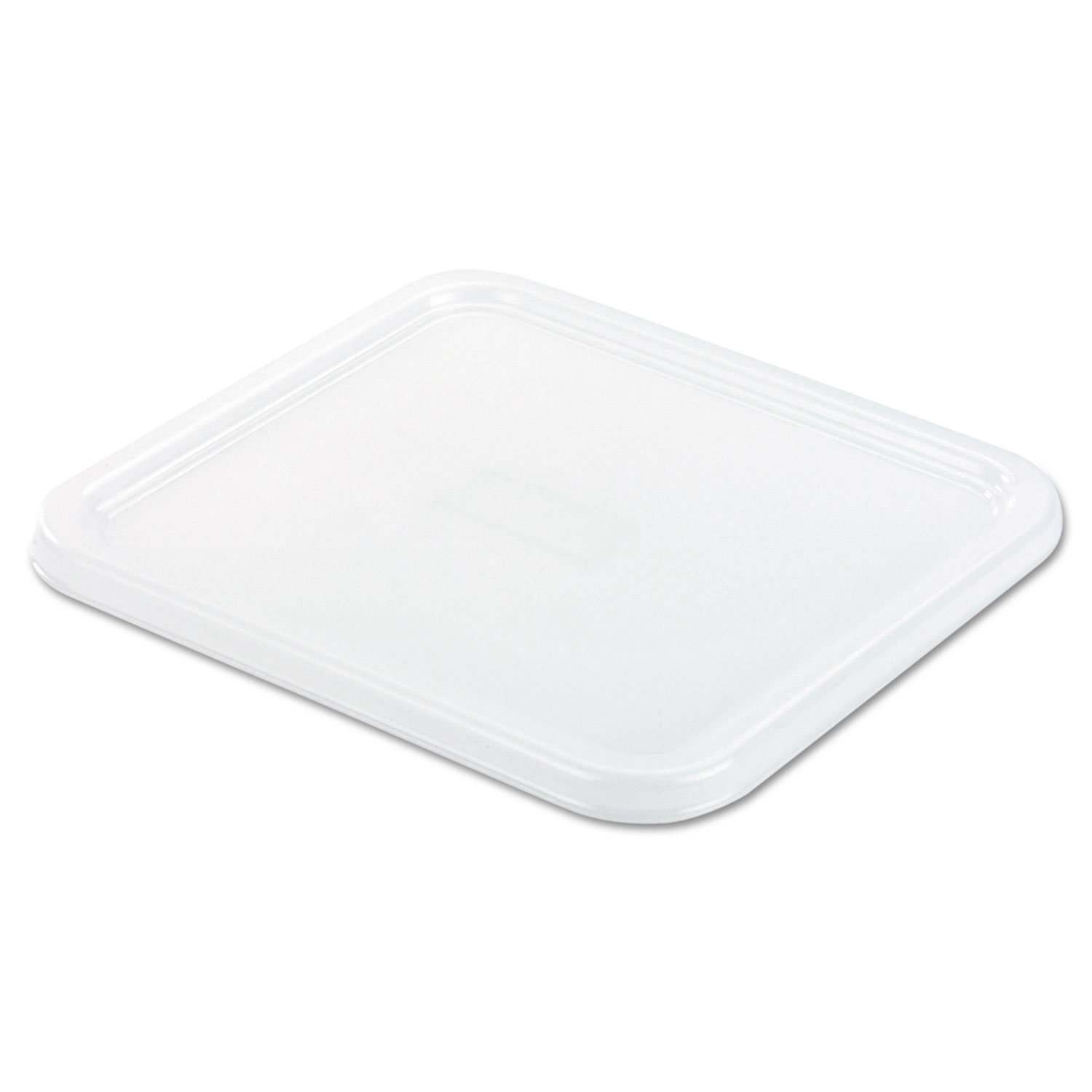 SpaceSaver Square Container Lids, 8 4/5w x 8 3/4d, White