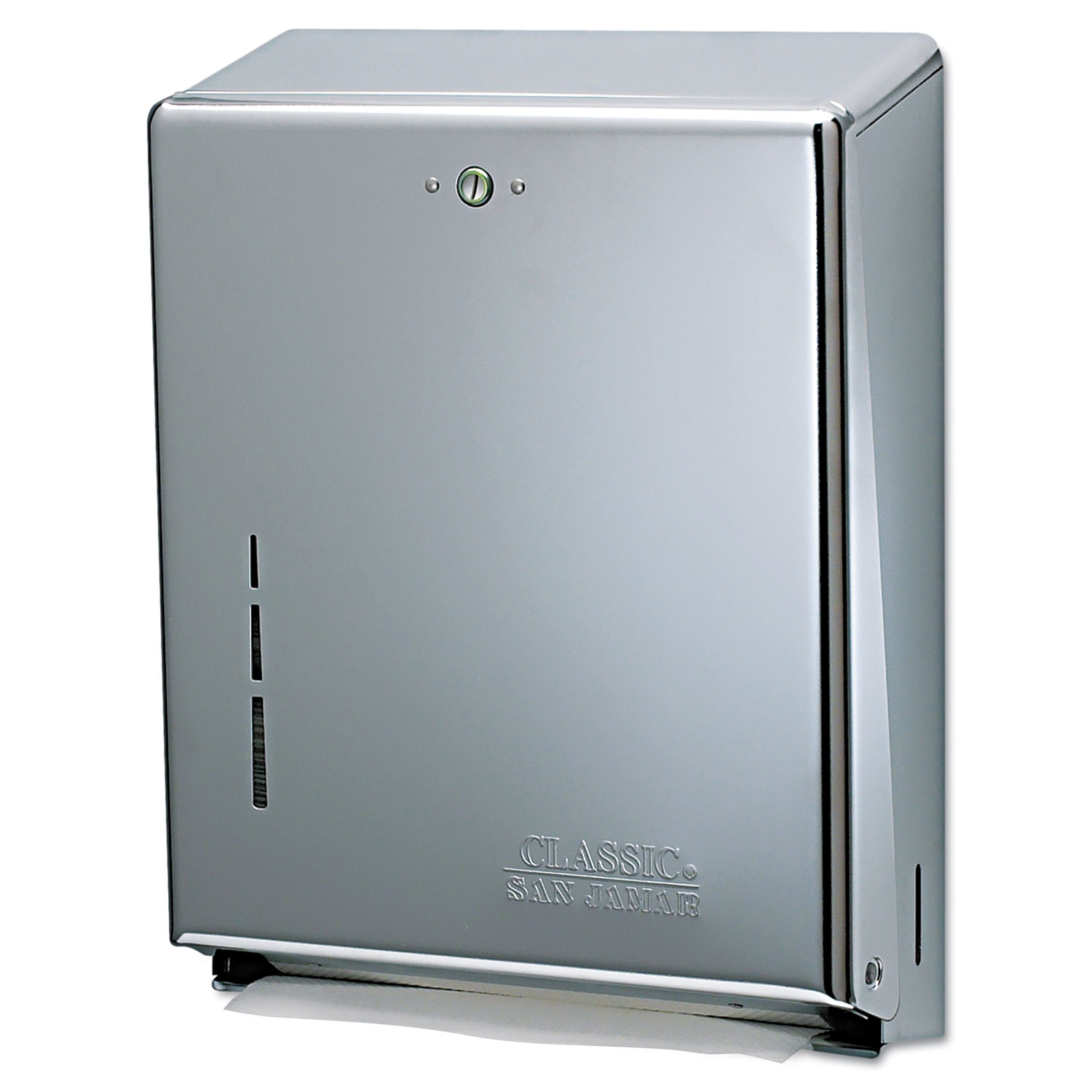  San Jamar SAN T1900XC C-Fold/Multifold Towel Dispenser, Chrome,  11 3/8 x 4 x 14 3/4 (SJMT1900XC) 