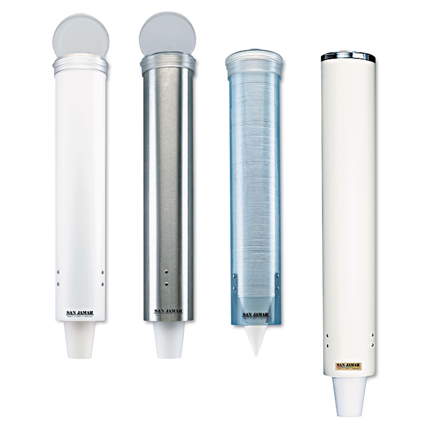 San Jamar® Small PullType Water Cup Dispenser, For 5 oz Cups