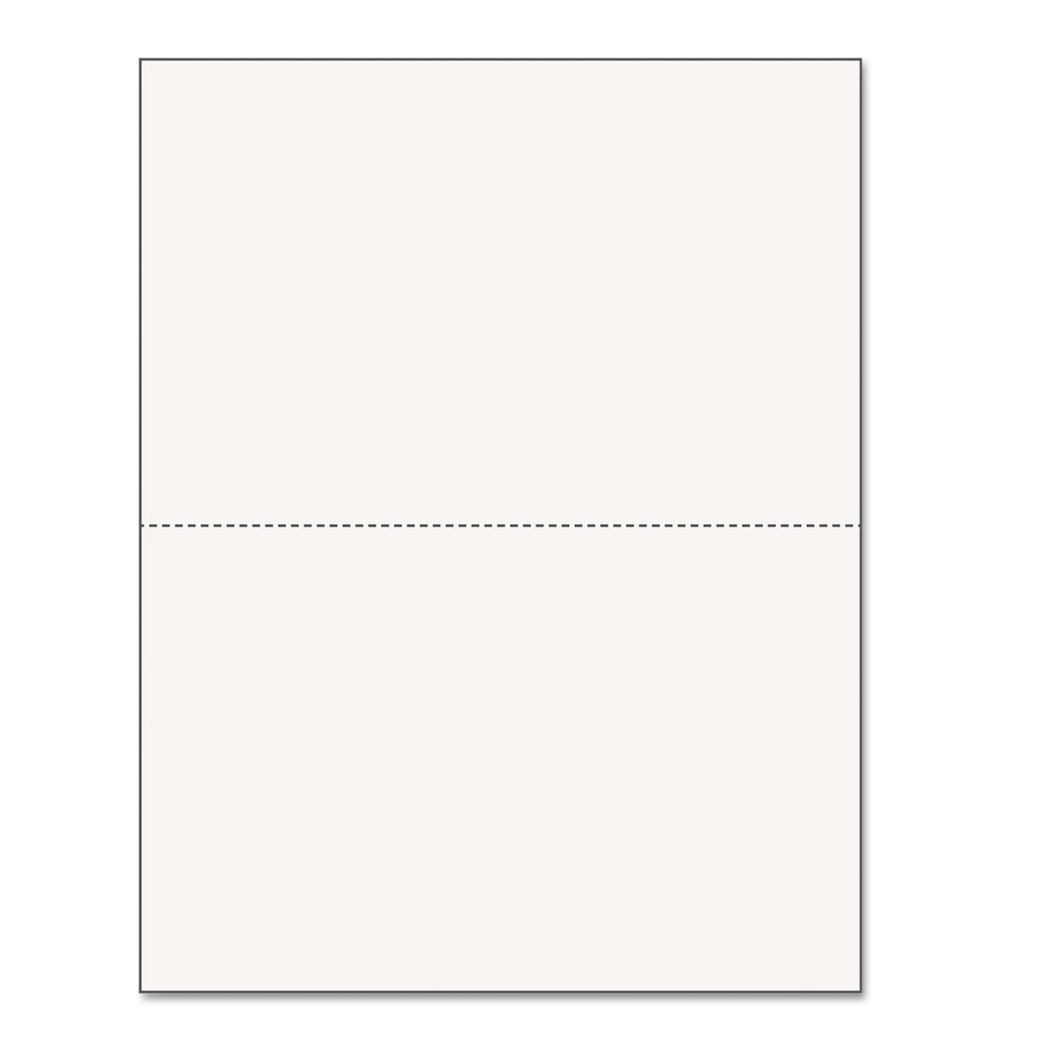 Professional Office Paper, Perf 5 1/2 from Bottom, White, Letter, 20lb, 500/RM