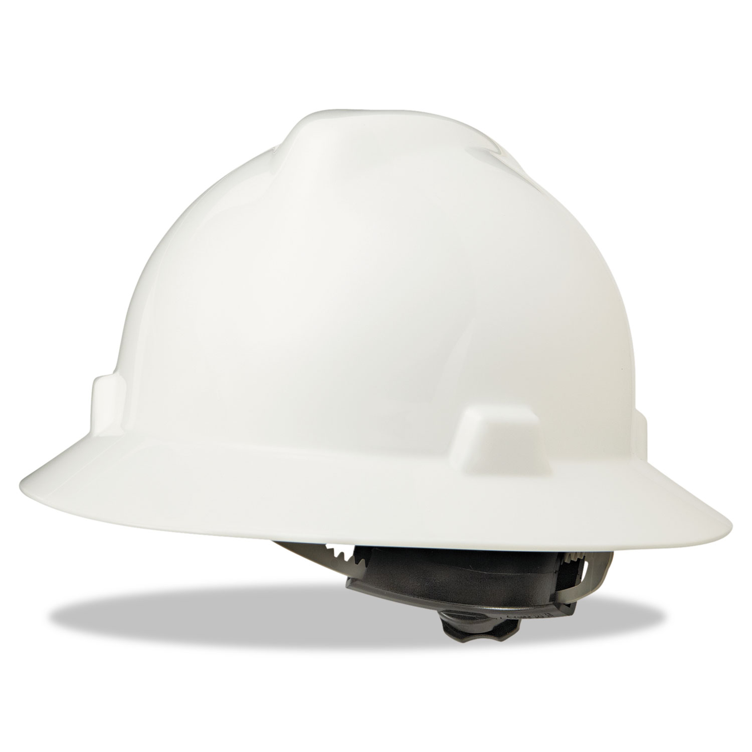 White Hard Hats with Fas-Trac Ratchet Suspension 641817003695 MSA475369 Size 6 1/2-8
