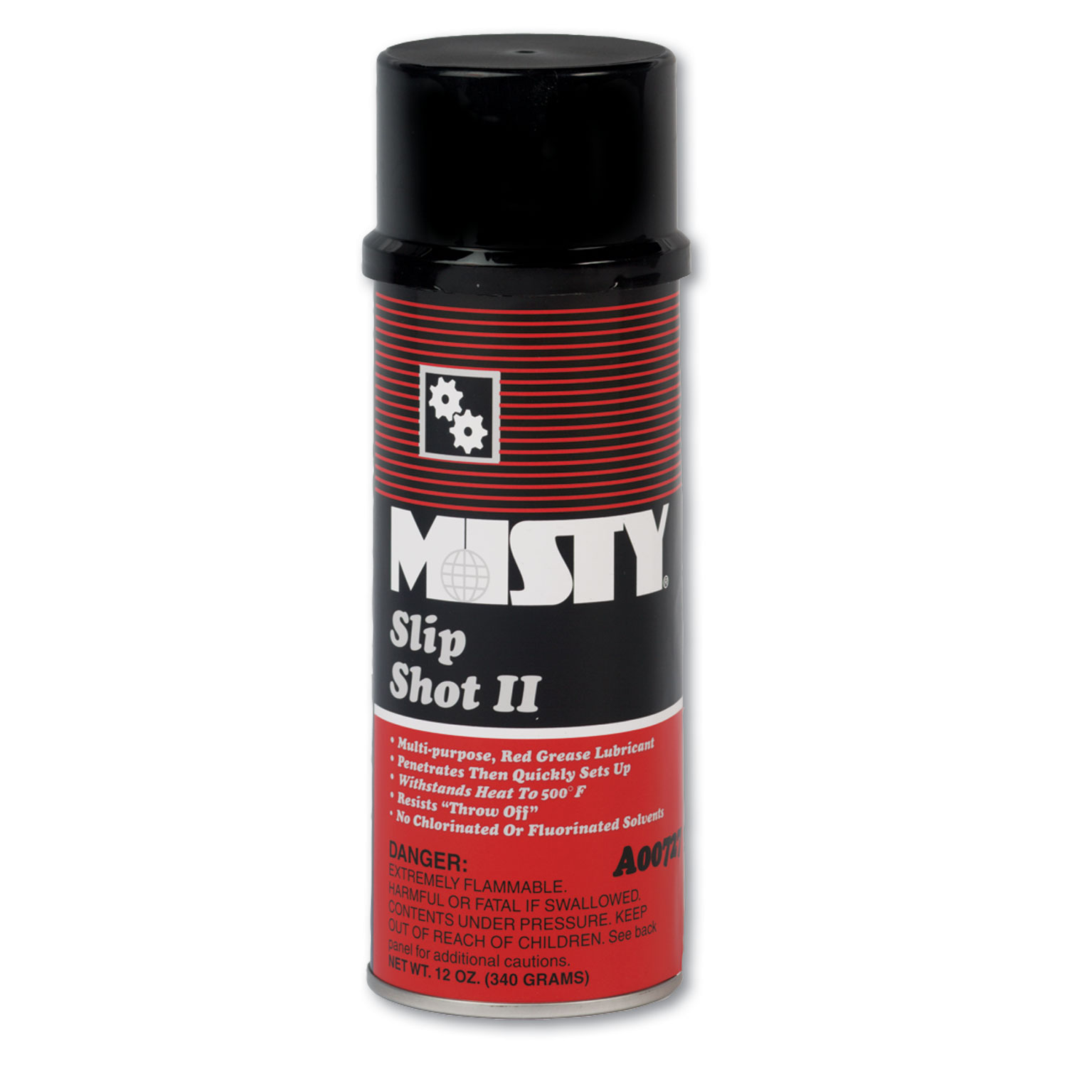  Misty 1003073 Slip Shot II Multipurpose Spray Lubricant, Aerosol Can, 12oz, 12/Carton (AMR1003073) 