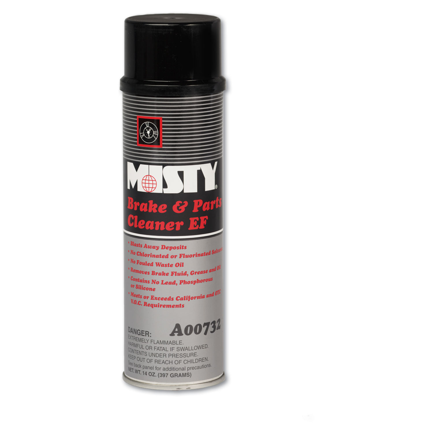  Misty 1003164 Brake Parts Cleaner EF, 20 oz. Aerosol Can, 12/Carton (AMR1003164) 