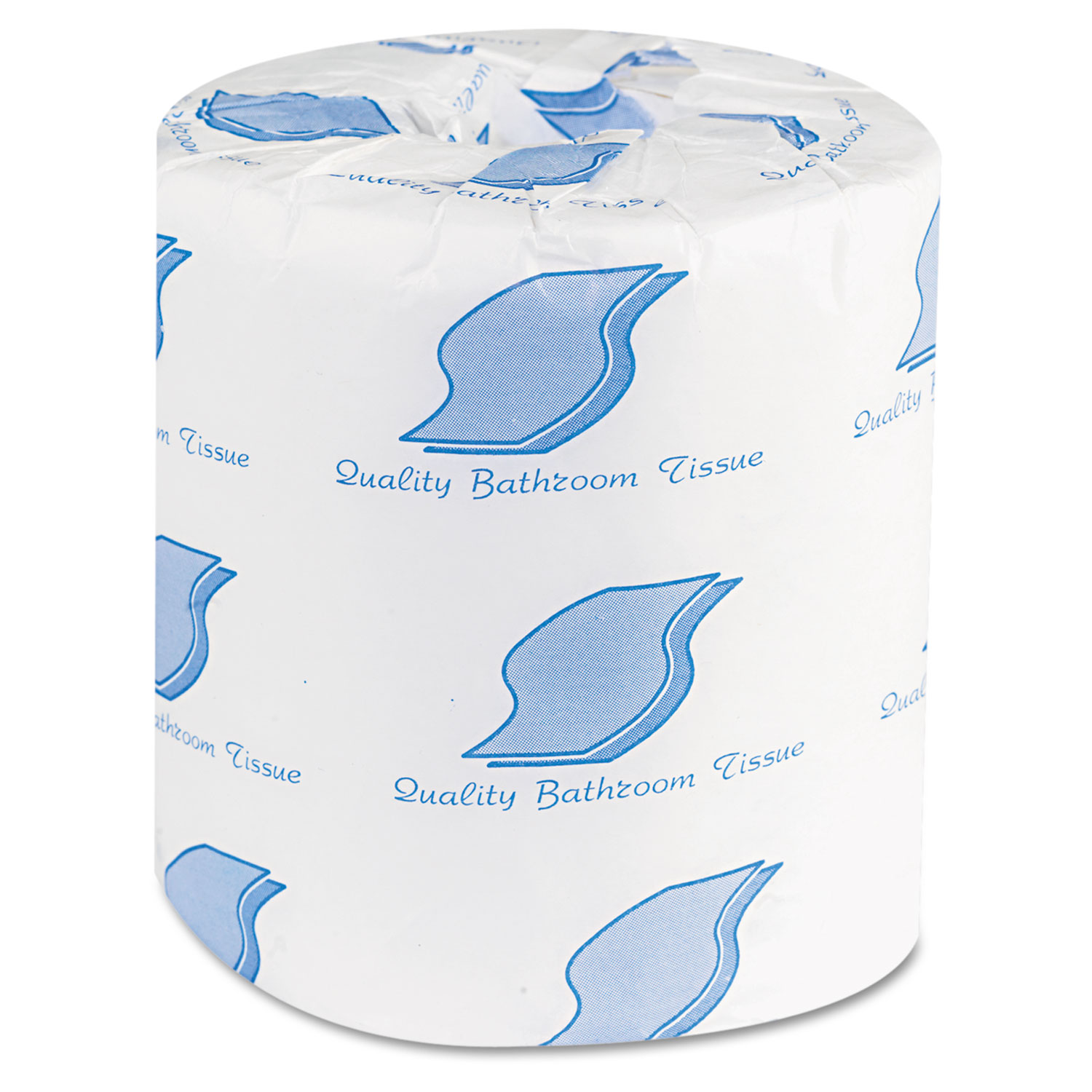  GEN GN500 Bath Tissue, Septic Safe, 2-Ply, White, 500 Sheets/Roll, 96 Rolls/Carton (GEN500) 