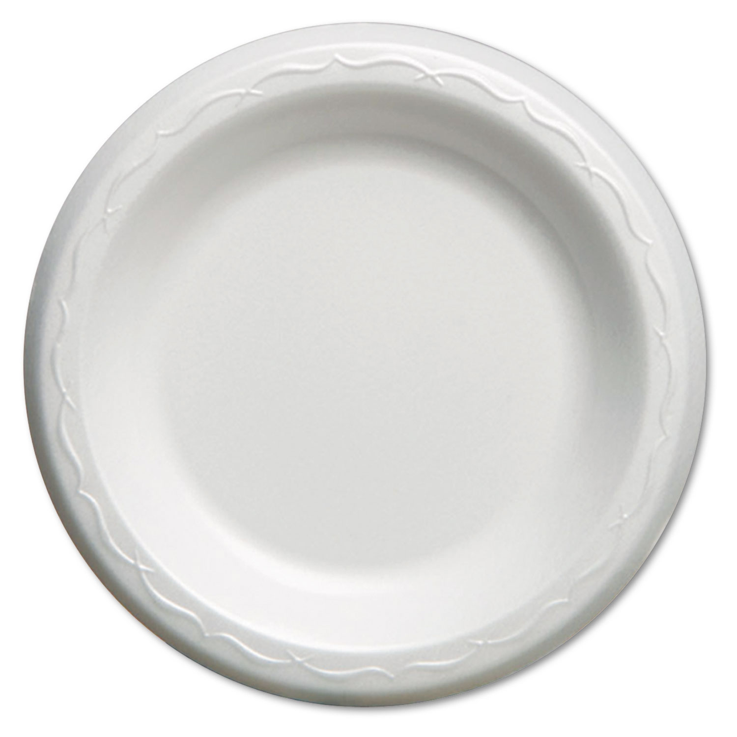  Genpak LAM06--- Elite Laminated Foam Plates, 6 Inches, White, Round, 125/Pack, 8 Pack/Carton (GNPLAM06) 