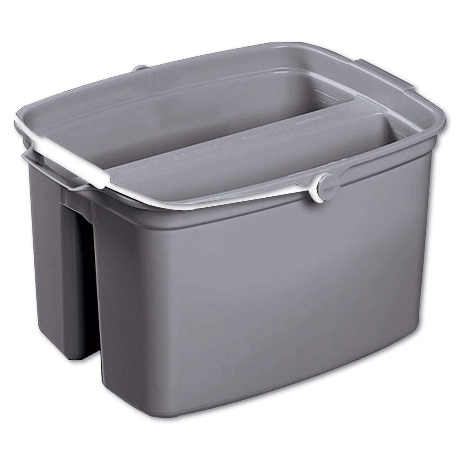  Rubbermaid Commercial 261700GRAY Double Utility Pail, 17qt, Gray (RCP2617GRA) 
