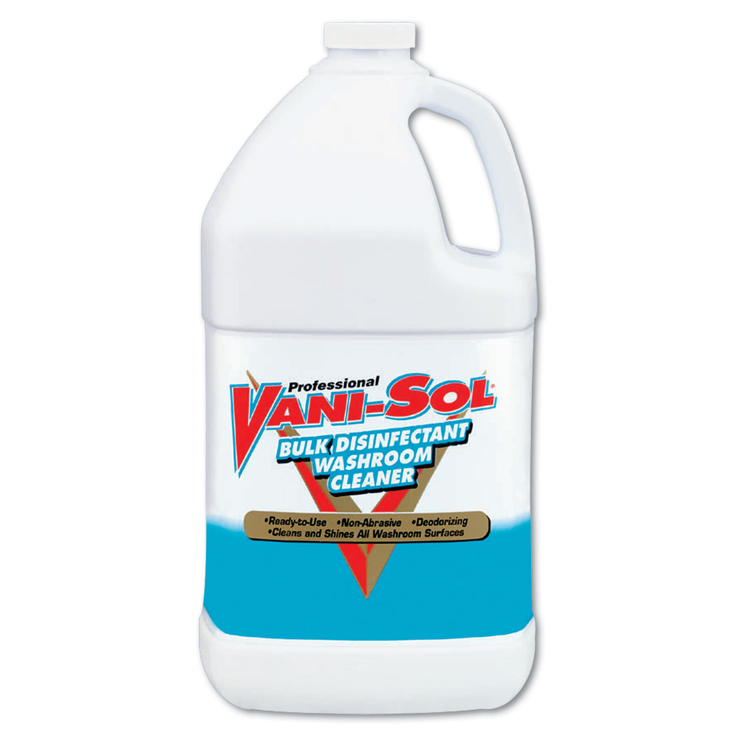  Professional VANI-SOL 36241-00294 Bulk Disinfectant Washroom Cleaner, 1 gal Bottle, 4/Carton (RAC00294) 
