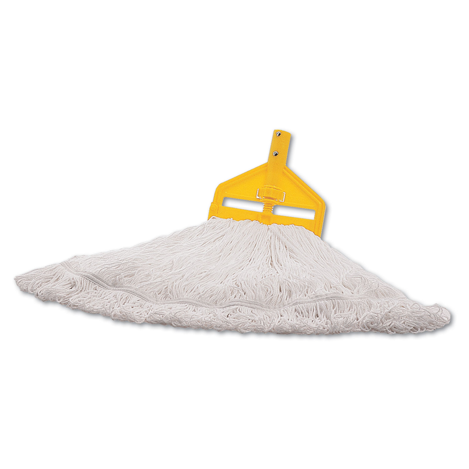  Rubbermaid Commercial FGT20106WH00 Finish Mop Heads, Nylon, White, Large (RCPT20106) 