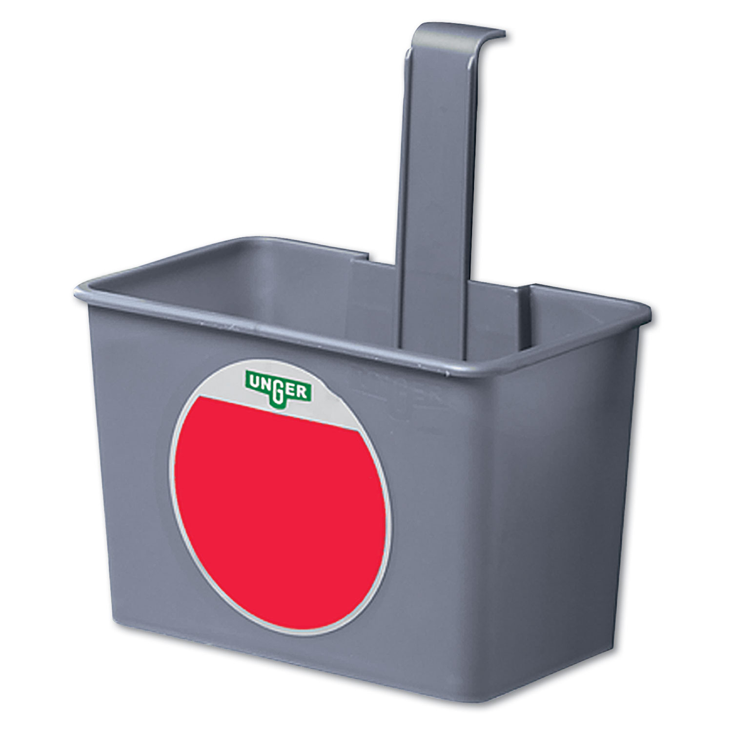 Unger® SmartColor Side Bucket, 1qt, Plastic, Gray