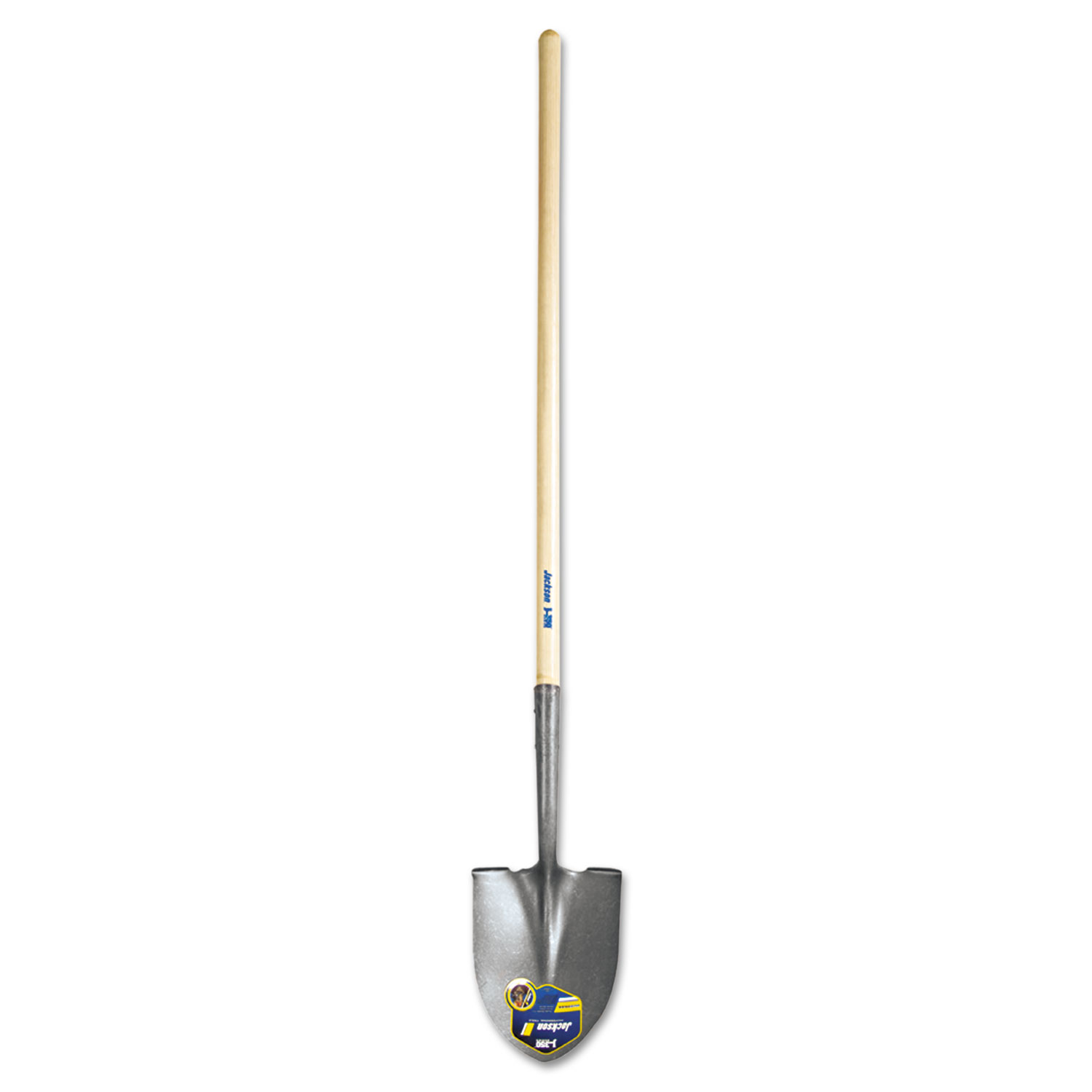 Blue Max Long-Handle Round-Point Shovel