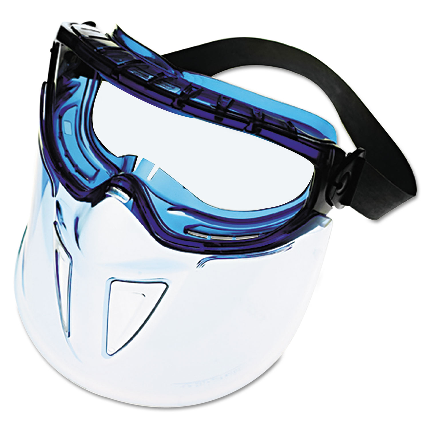  KleenGuard 18629 V90 Series Face Shield, Blue Frame, Clear Lens (KCC18629) 