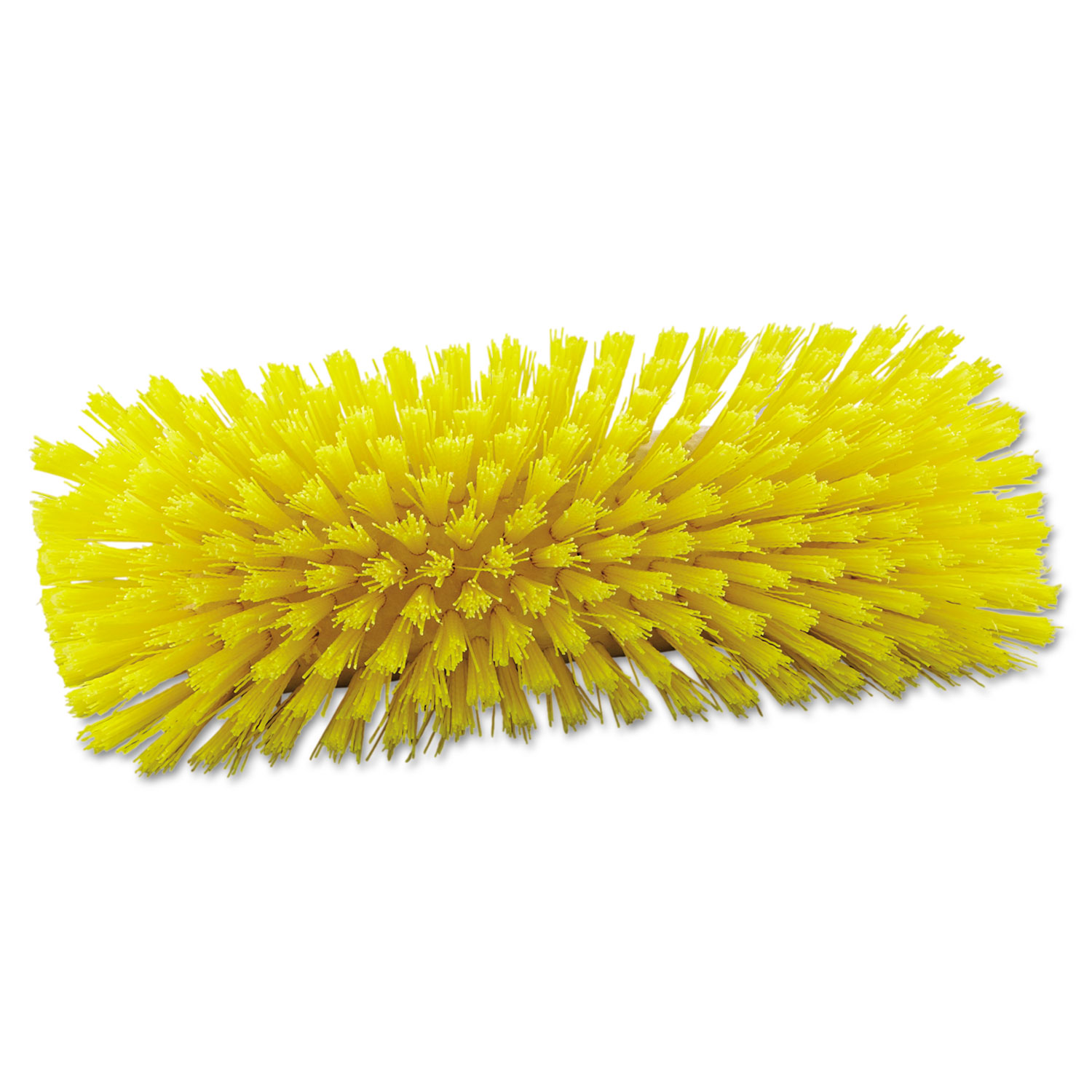 Dual-Surface Scrub Brush, Plastic Fill, 10 Long, Yellow