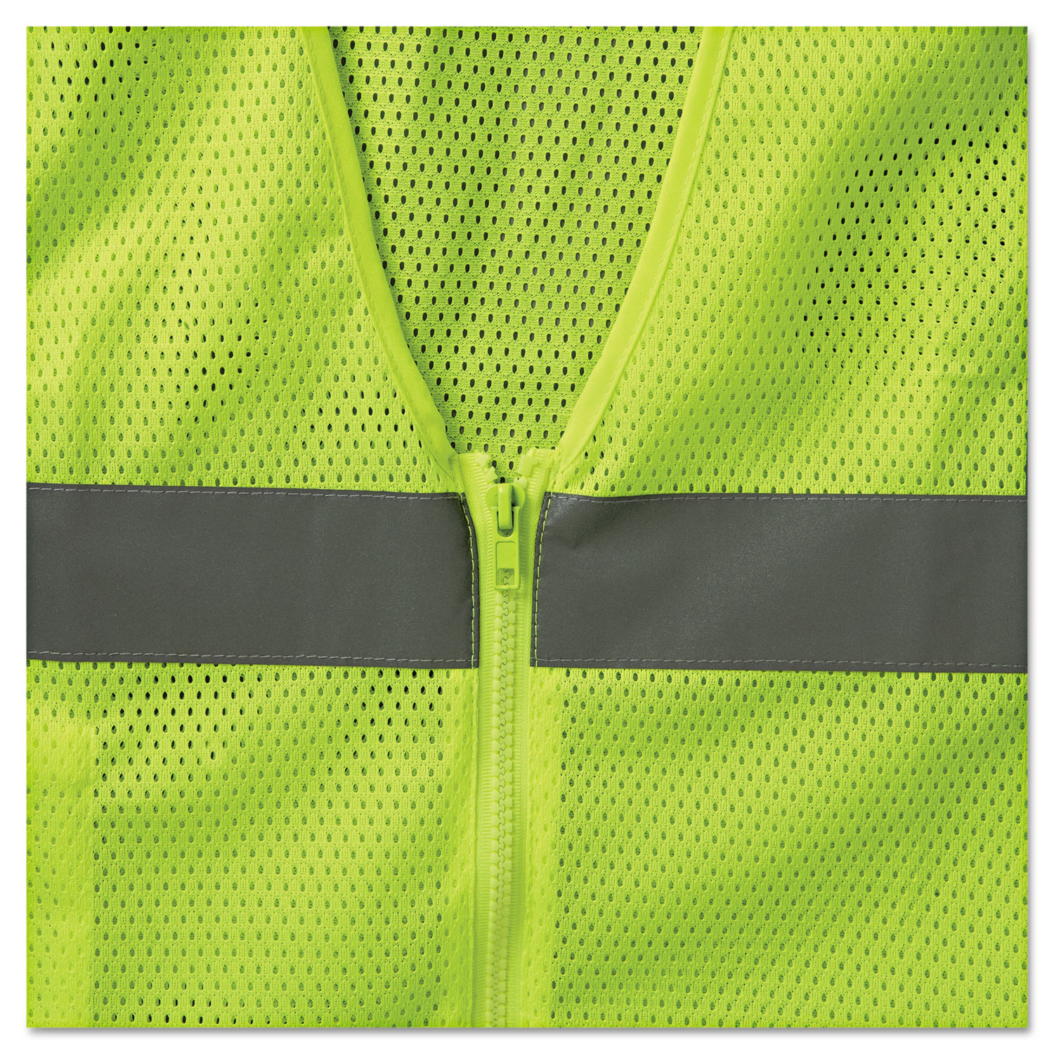 GloWear 8210Z Class 2 Economy Vest, Polyester Mesh, Large/X-Large, Yellow