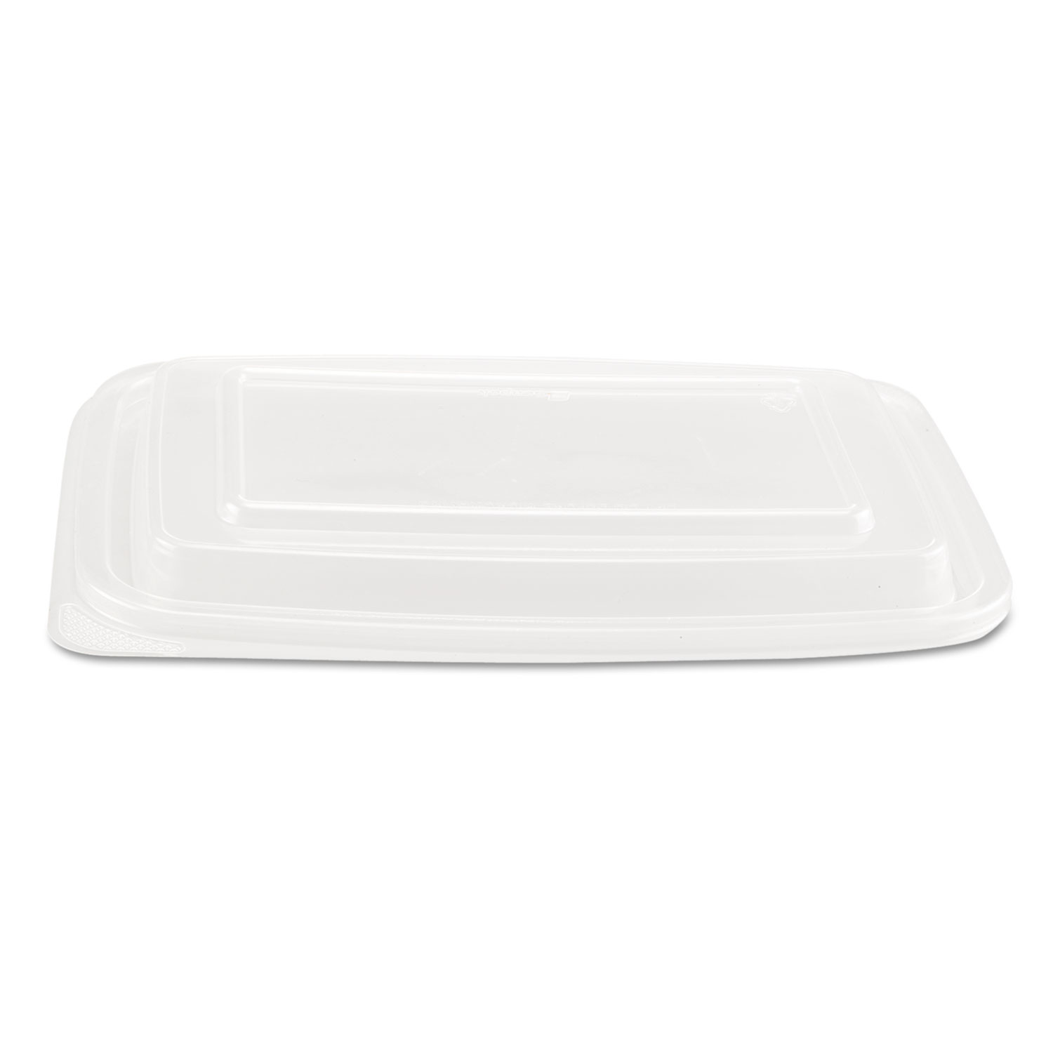 Genpak AD16 Hinged 16 oz Deli Take Out Food Container - 5 3/8L x