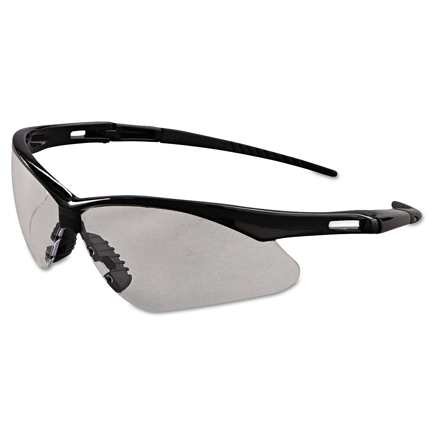  KleenGuard 25679 Nemesis Safety Glasses, Black Frame, Clear Anti-Fog Lens (KCC25679) 
