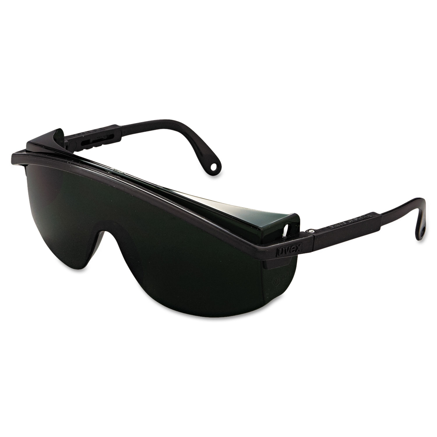 Honeywell Uvex S1112 Astrospec 3000 Safety Glasses, Black Frame, Shade 5.0 Lens (UVXS1112) 