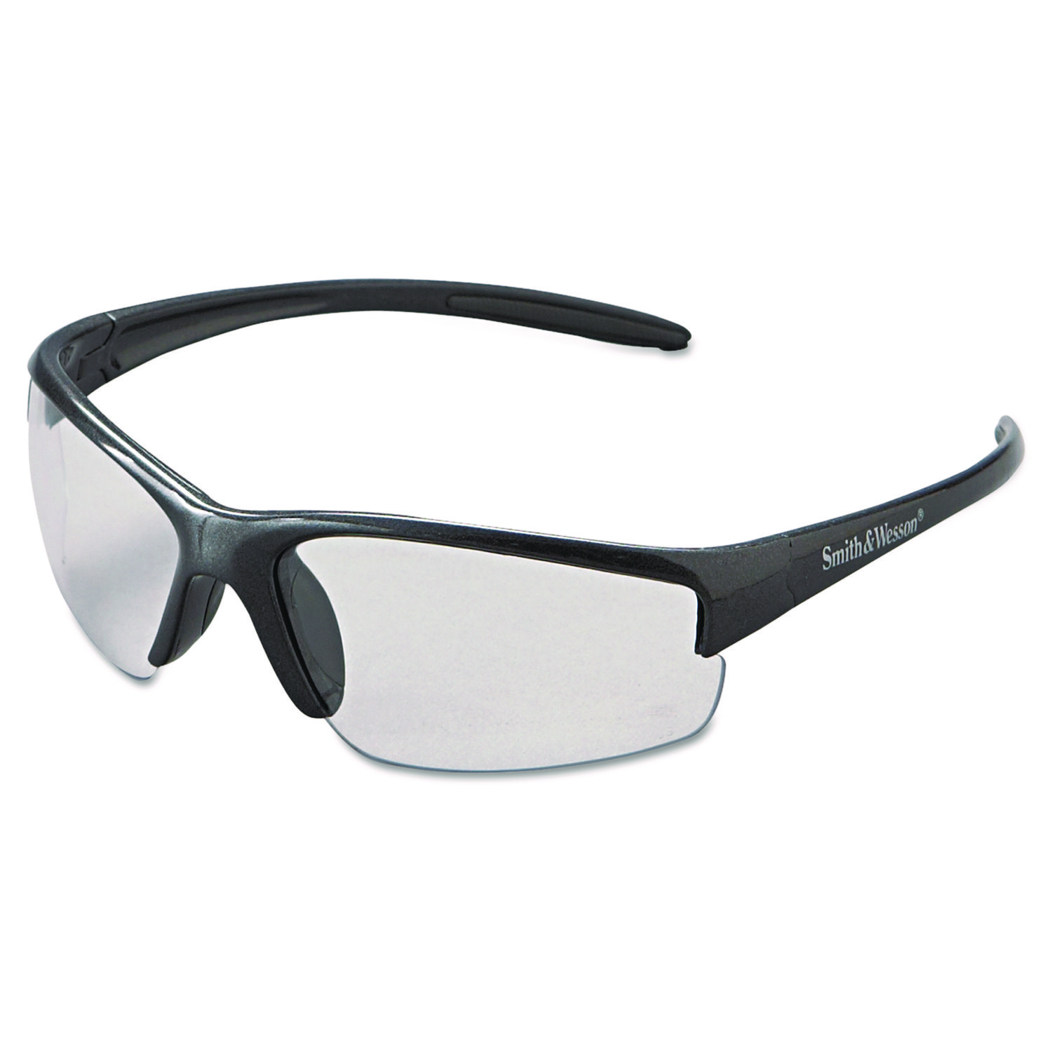 Equalizer Safety Glasses, Gunmetal Frame, Clear AntiFog Lens