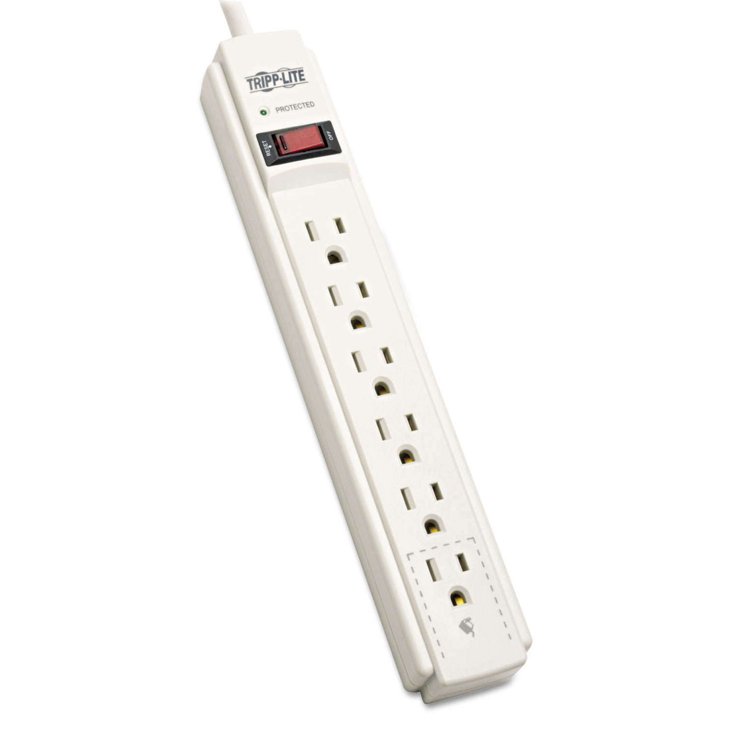 Protect It! Surge Suppressor, 6 Outlets, 6 ft Cord, 790 Joules, TAA Compliant