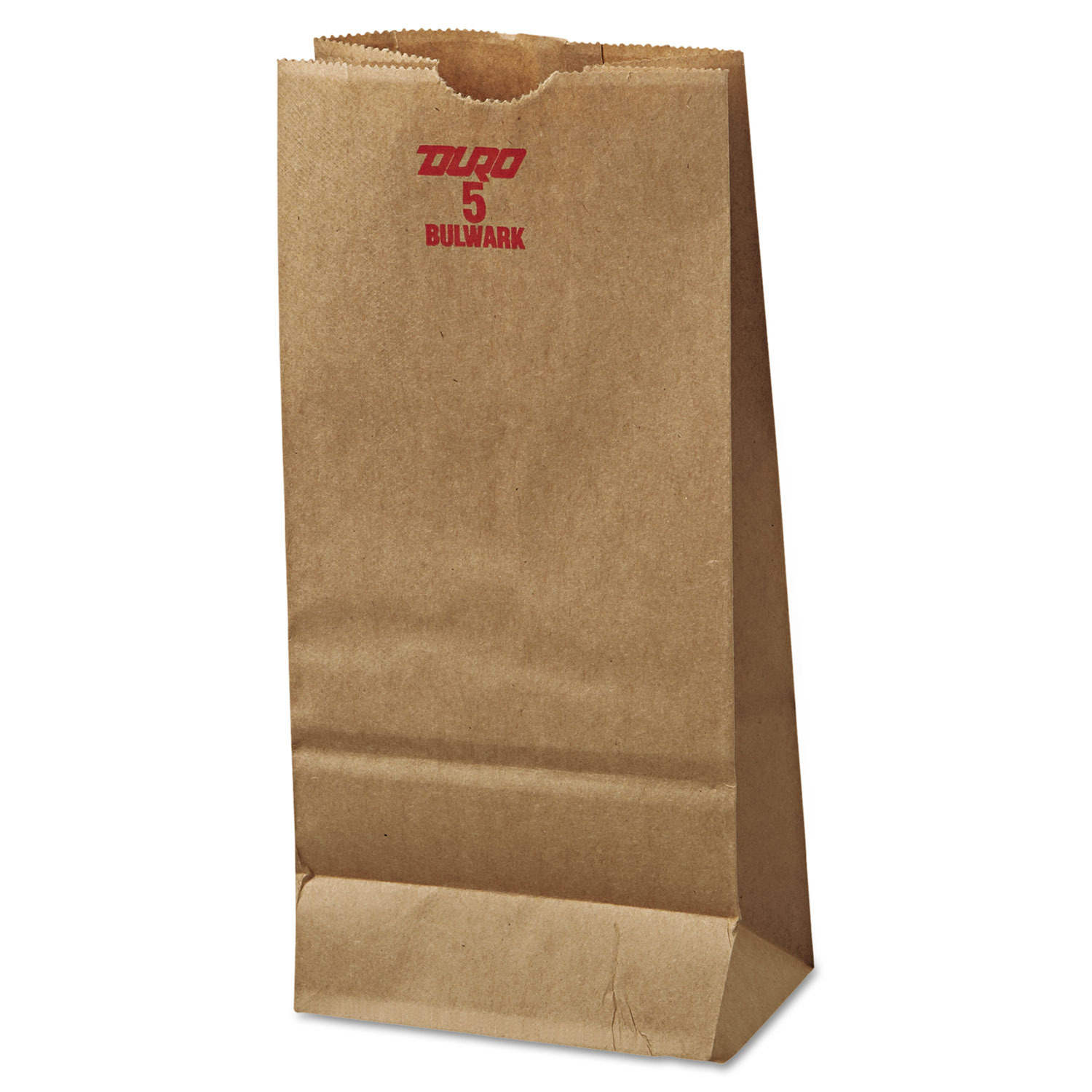 #5 Paper Grocery, 50lb Kraft, Extra-Heavy-Duty 5 1/4x3 7/16 x10 15/16, 500 bags