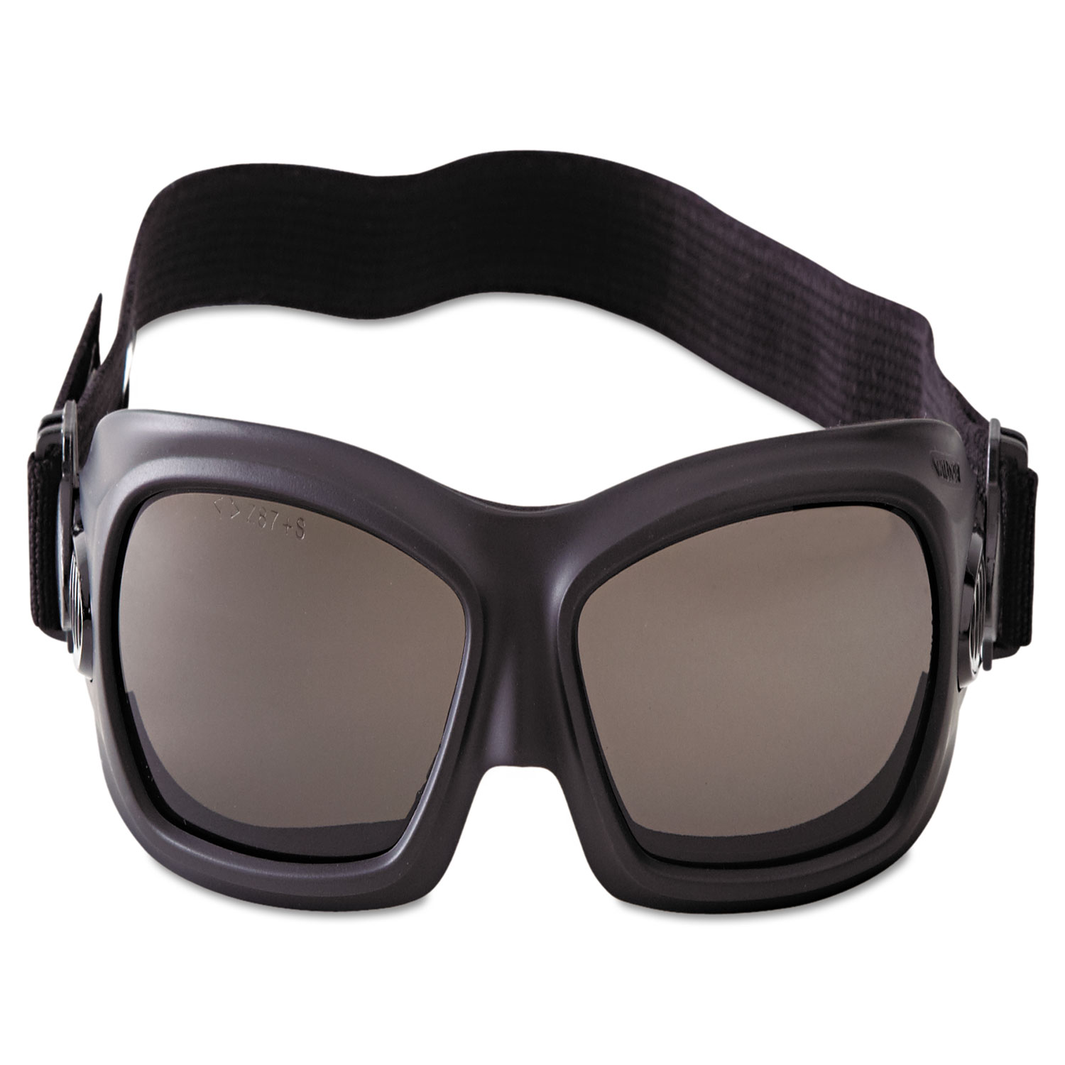 V80 WildCat Safety Goggles, Black Frame, Smoke Lens