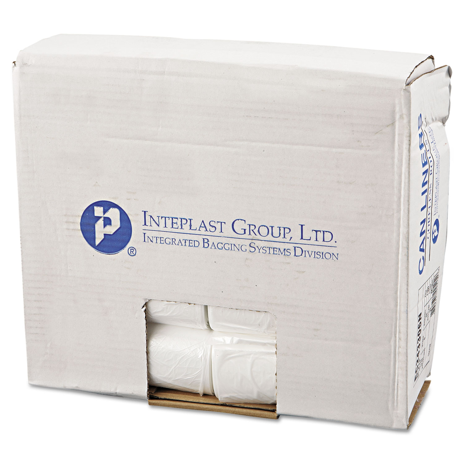  Inteplast Group EC243306N High-Density Commercial Can Liners, 16 gal, 6 microns, 24 x 33, Natural, 1,000/Carton (IBSEC243306N) 