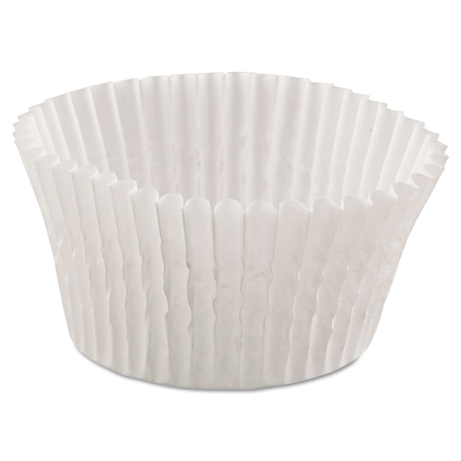  Hoffmaster 610032 Fluted Bake Cups, 4 1/2 dia x 1 1/4h, White, 500/Pack, 20 Pack/Carton (HFM610032) 