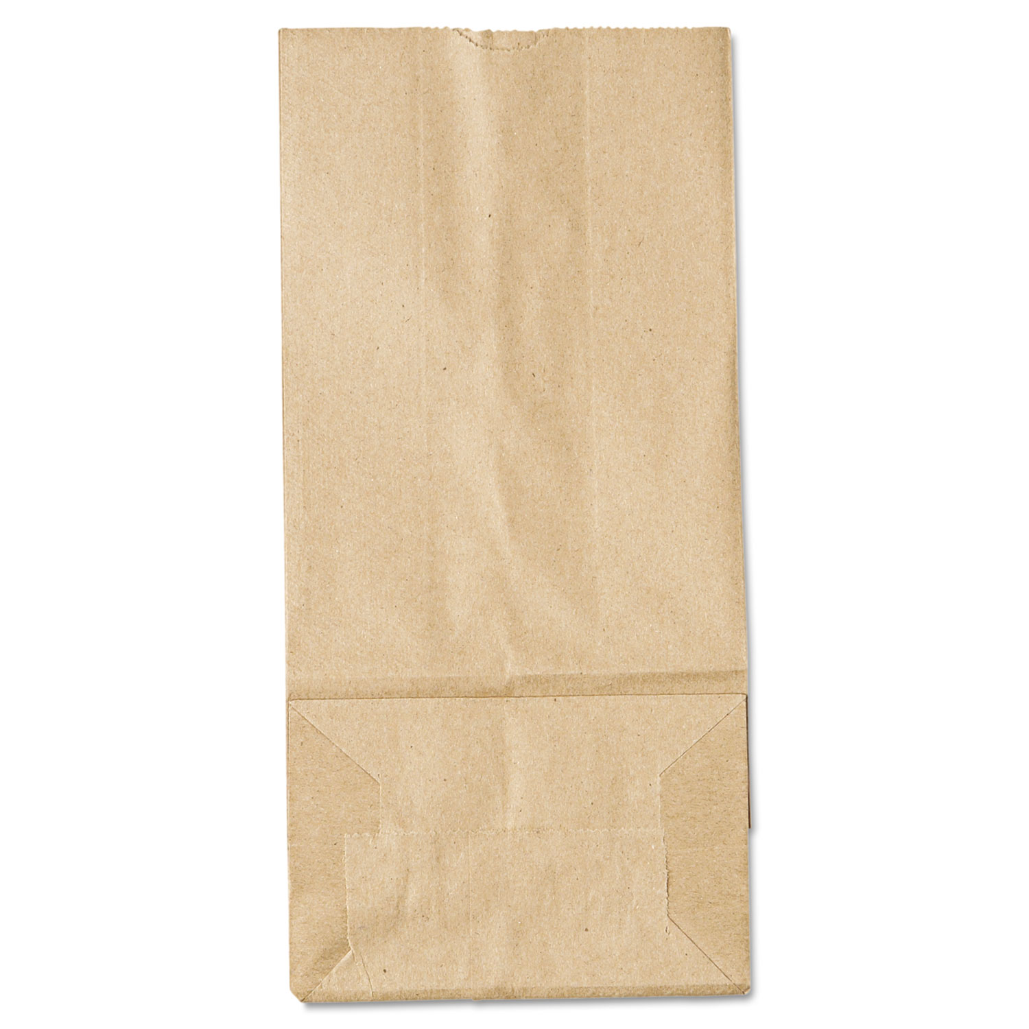 #5 Paper Grocery Bag, 35lb Kraft, Standard 5 1/4 x 3 7/16 x 10 15/16, 500 bags