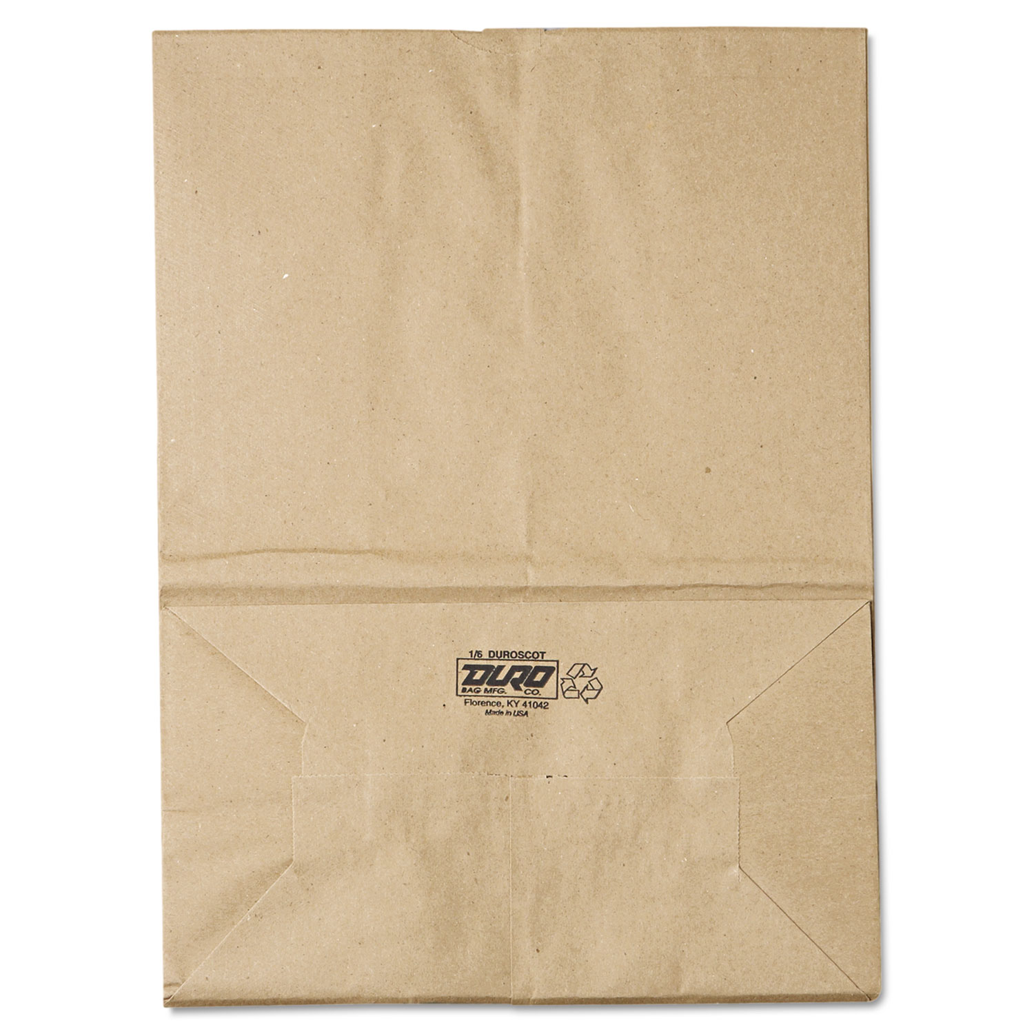 1/6 BBL Paper Grocery Bag, 57lb Kraft, Standard 12 x 7 x 17, 500 bags