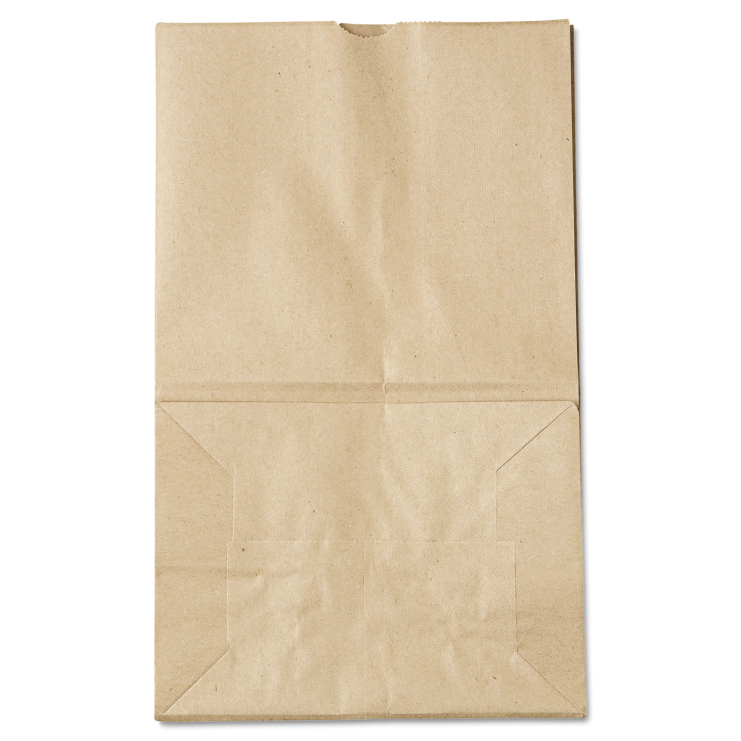 #20 Squat Paper Grocery Bag, 40lb Kraft, Std 8 1/4 x 5 15/16 x 13 3/8, 500 bags