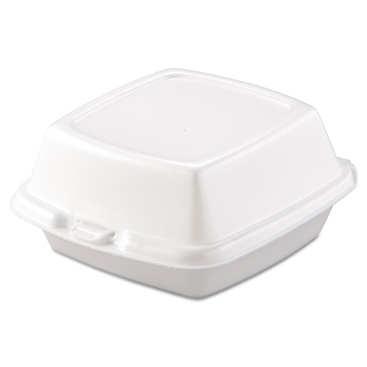  Dart 60HT1 Carryout Food Containers, Foam, 1-Comp, 5 7/8 x 6 x 3, White, 500/Carton (DCC60HT1) 