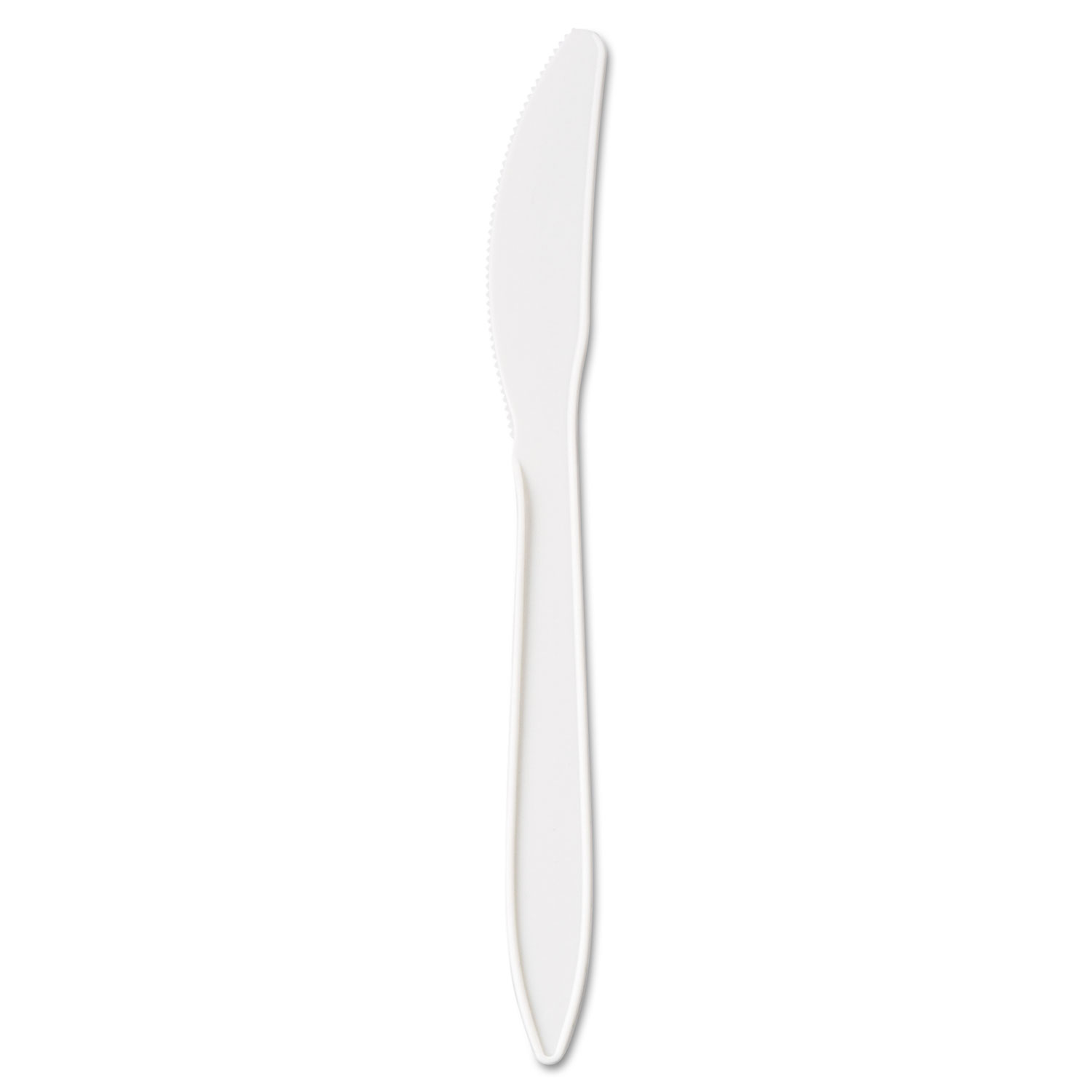  GEN GENPPKN Medium-Weight Cutlery, Knife, White, 1000/Carton (GENPPKN) 