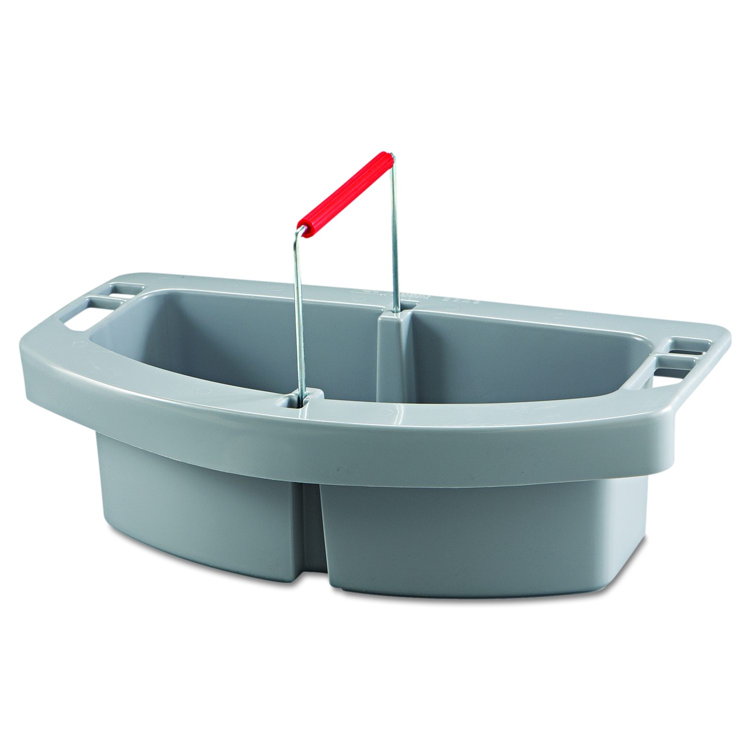 Maid Caddy, Two Compartments, 16 x 9 x 5, Gray | Rubbermaid