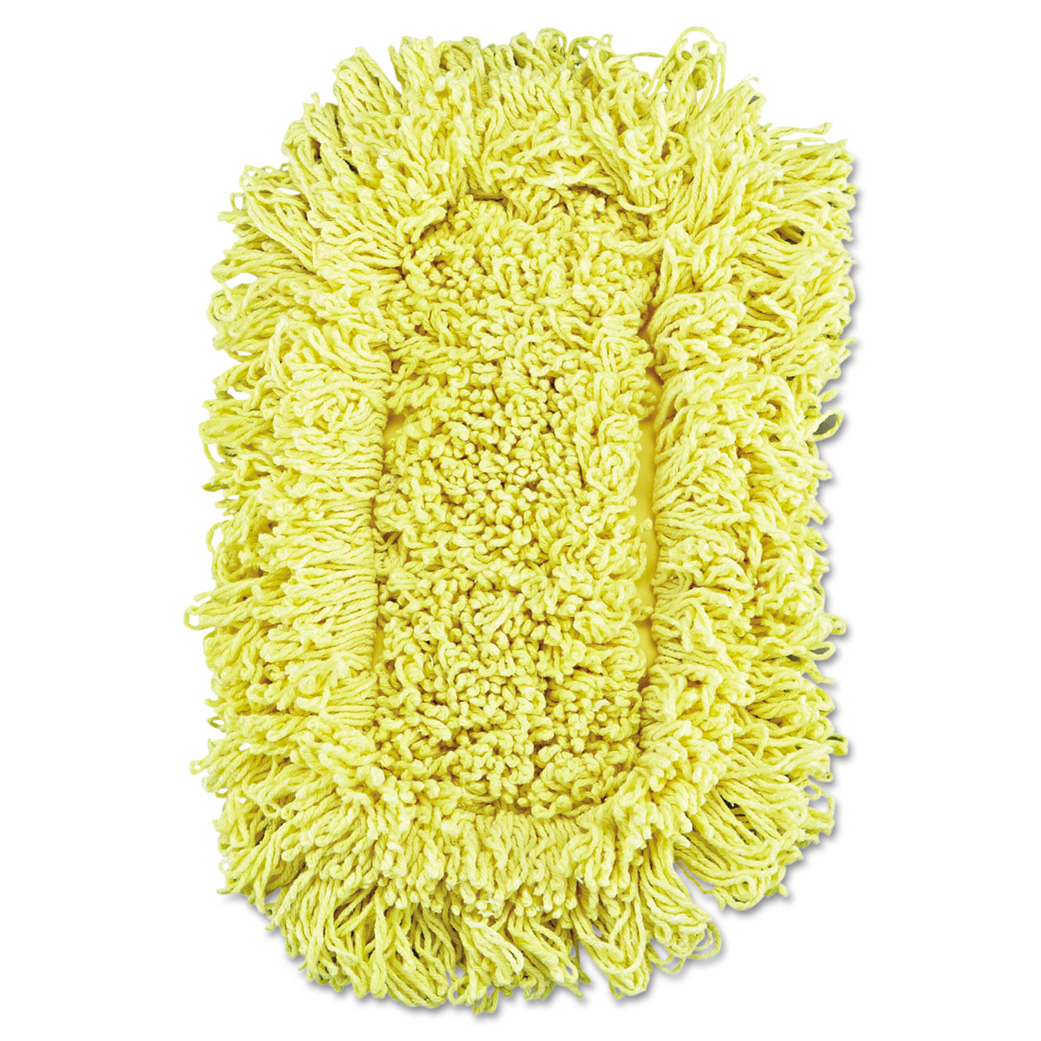  Rubbermaid Commercial FGJ15100YL00 Trapper Looped-End Dust Mop Head, 12 x 5, Yellow, 12/Carton (RCPJ15112CT) 