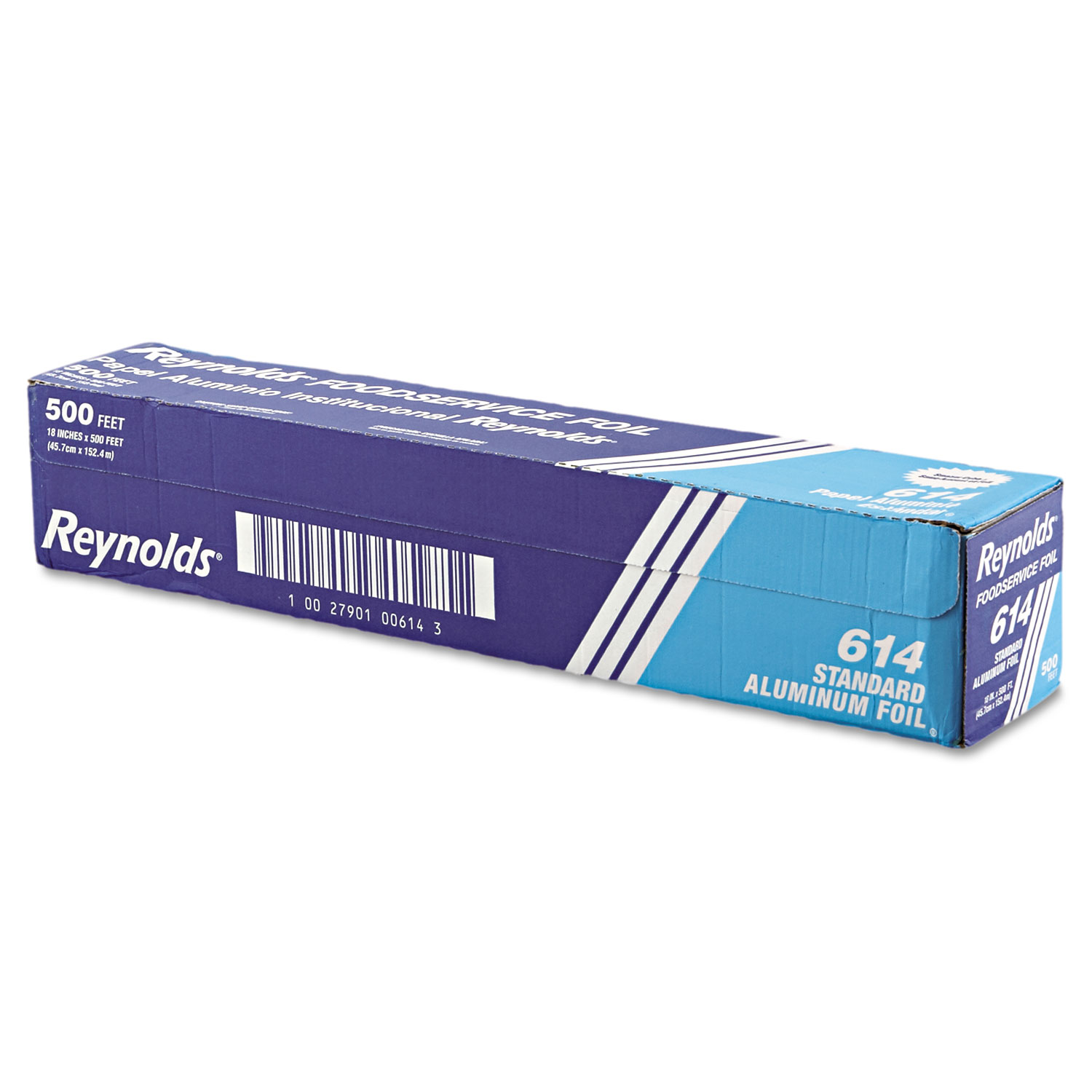 Reynolds Wrap 000000000000000614 Standard Aluminum Foil Roll, 18 x 500 ft, Silver (RFP614) 