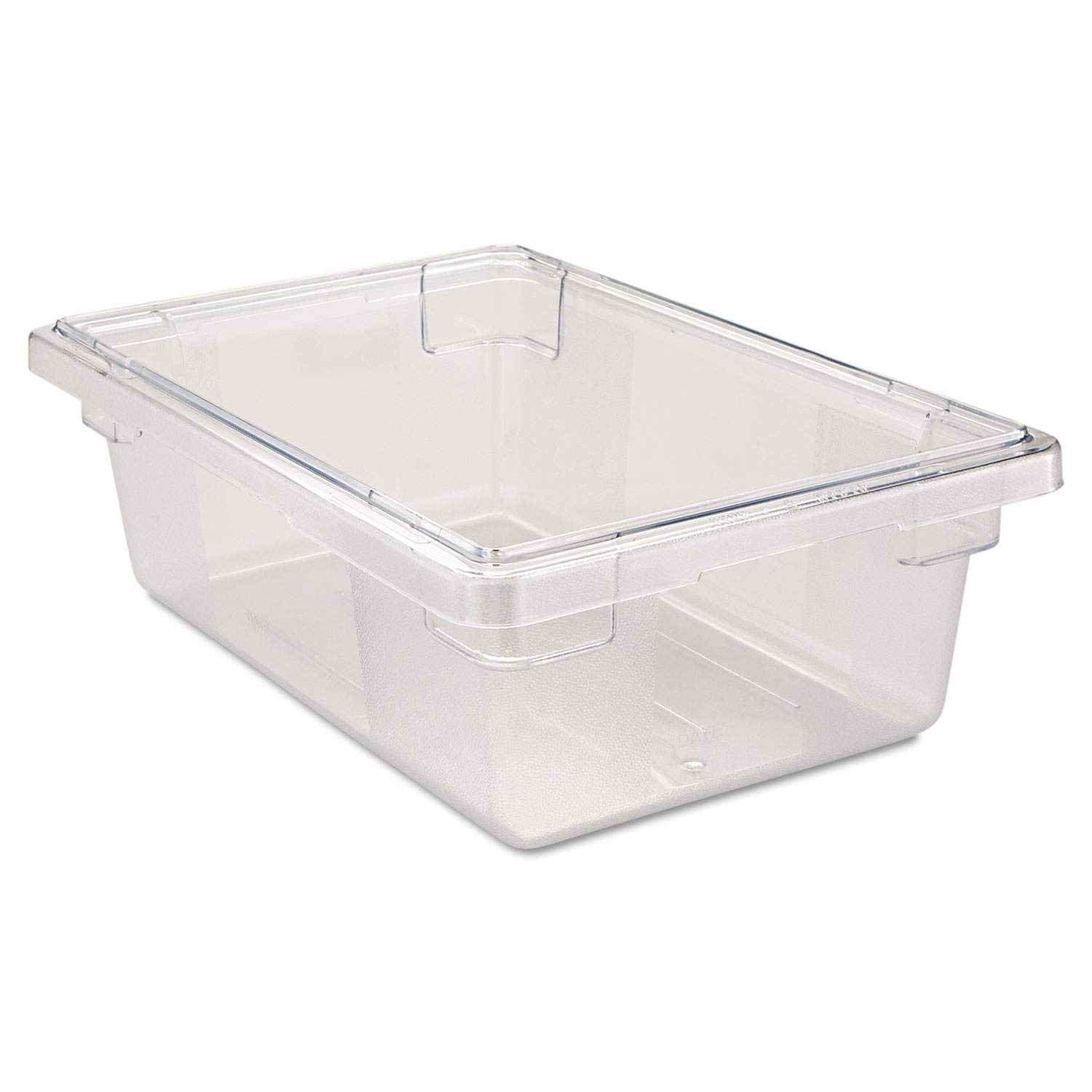  Rubbermaid Commercial 330900CLR Food/Tote Boxes, 3 1/2gal, 18w x 12d x 6h, Clear (RCP3309CLE) 