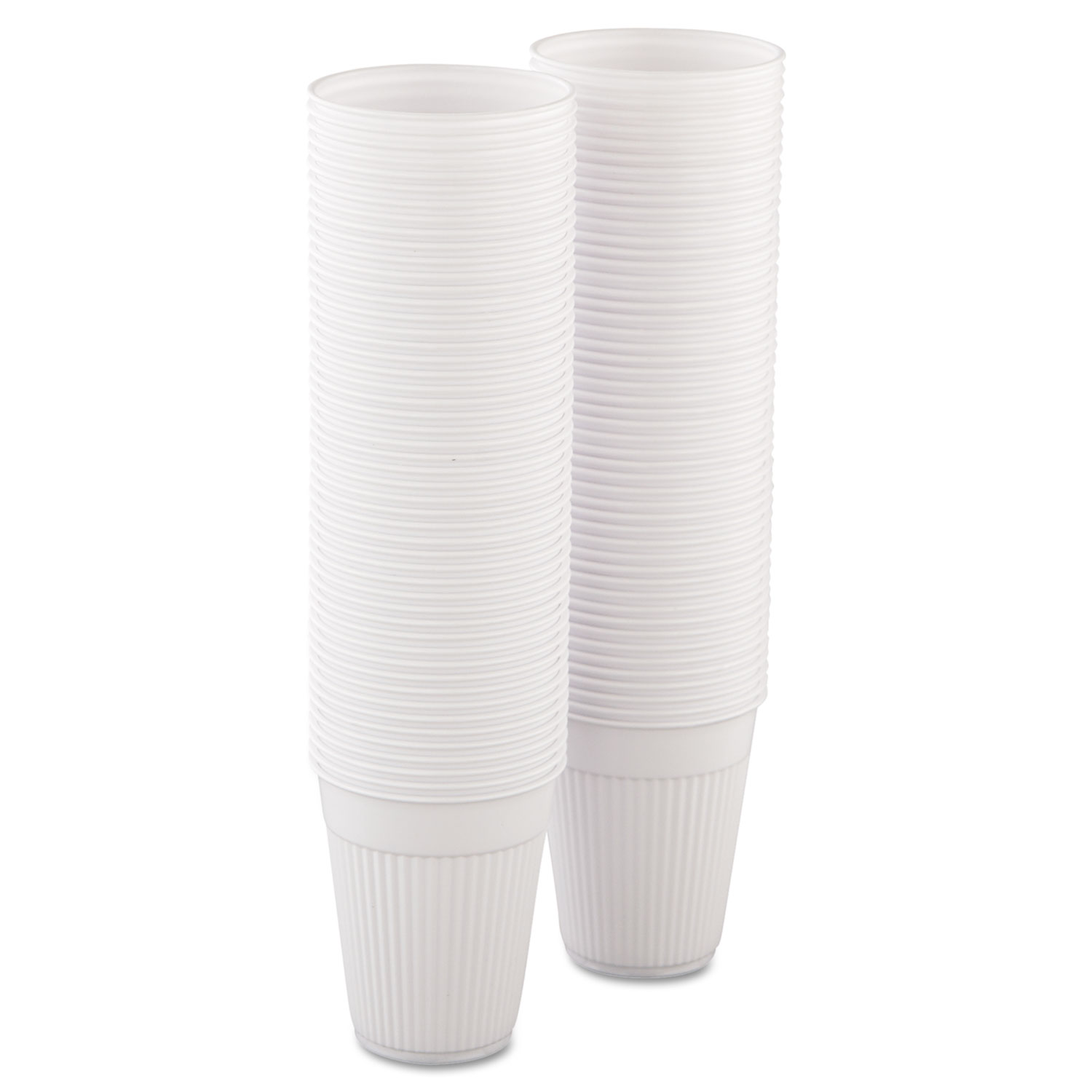 Plastic Medical & Dental Cups, 5 oz, White, Fluted, 1000 Cups/Carton