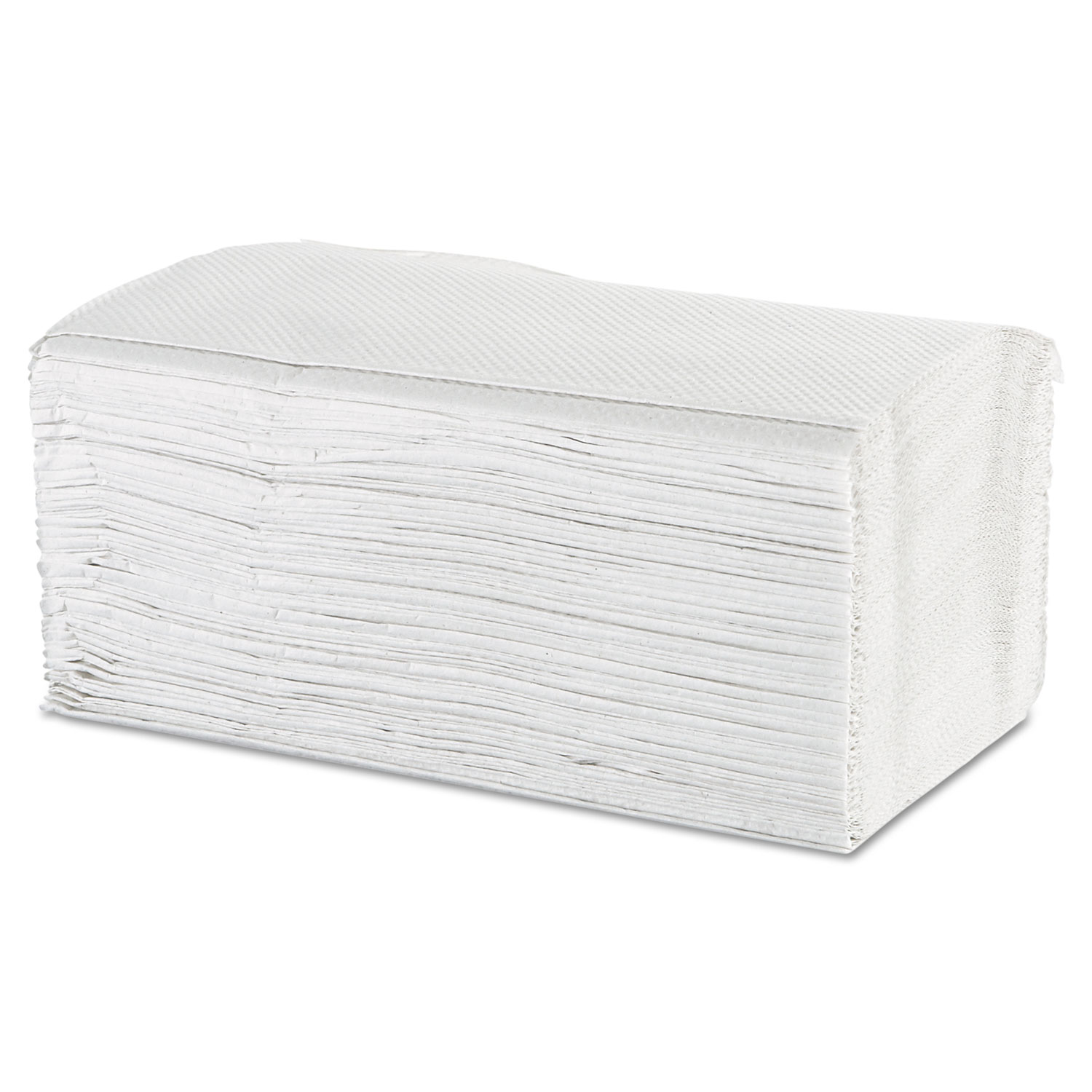 Singlefold Paper Towels, 1-Ply, 9 9/20 x 9, White, 250/Pack, 16 Packs/Carton
