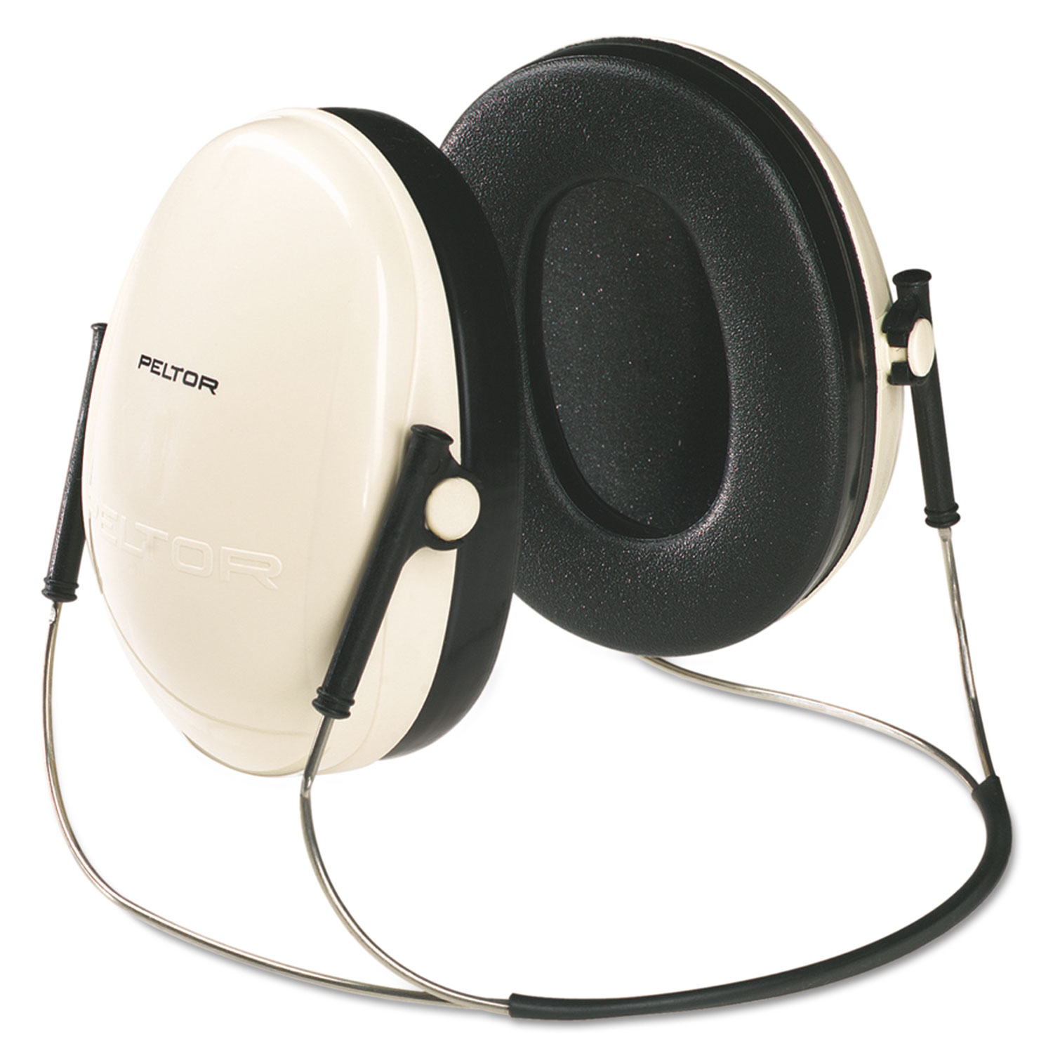EAR Peltor OPTIME 95 Behind-The-Head Earmuffs, 21NRR, Beige/Black
